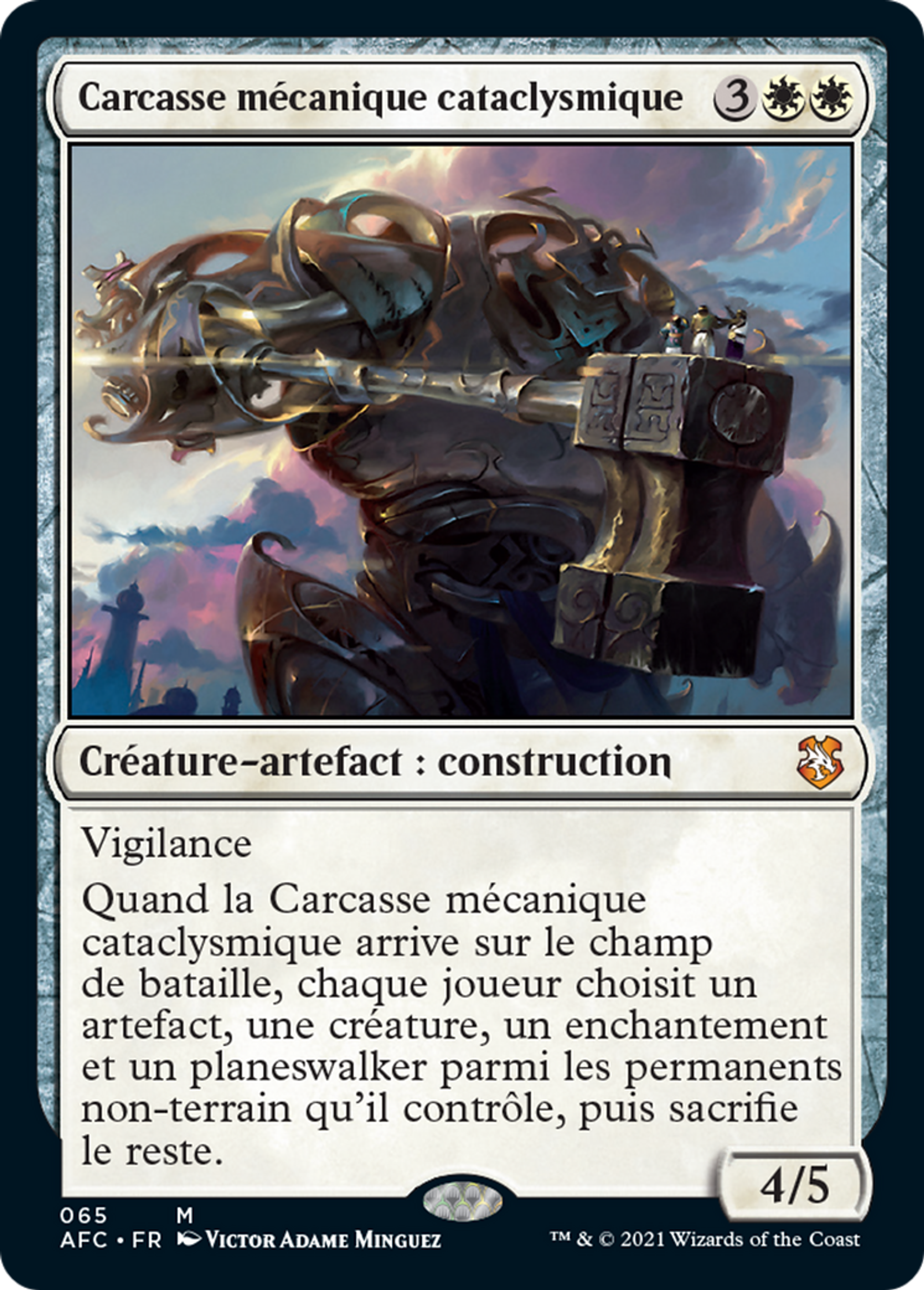Carcasse mécanique cataclysmique — Forgotten Realms Commander — Magic: The Gathering