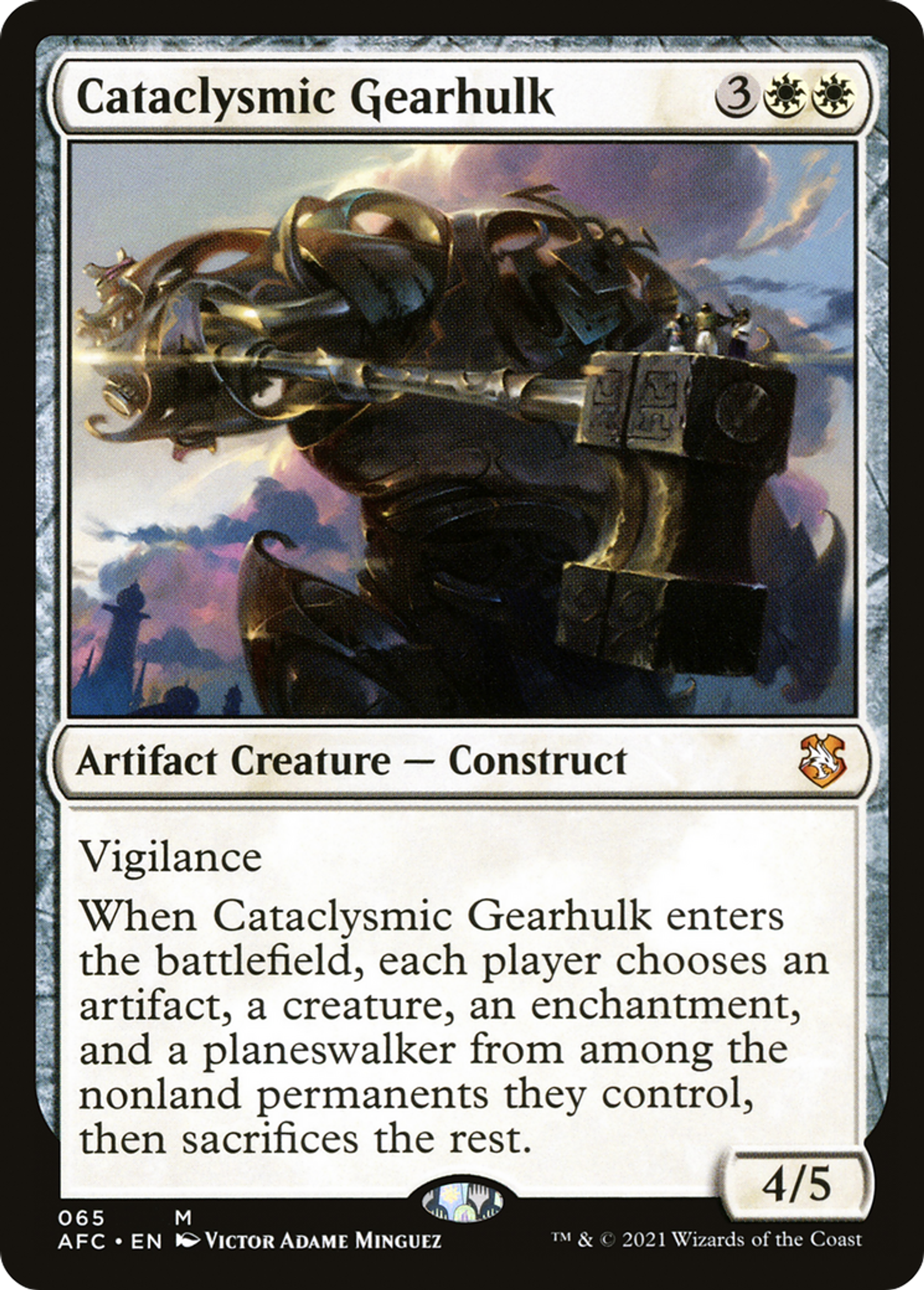 Cataclysmic Gearhulk — Forgotten Realms Commander — Magic: The Gathering