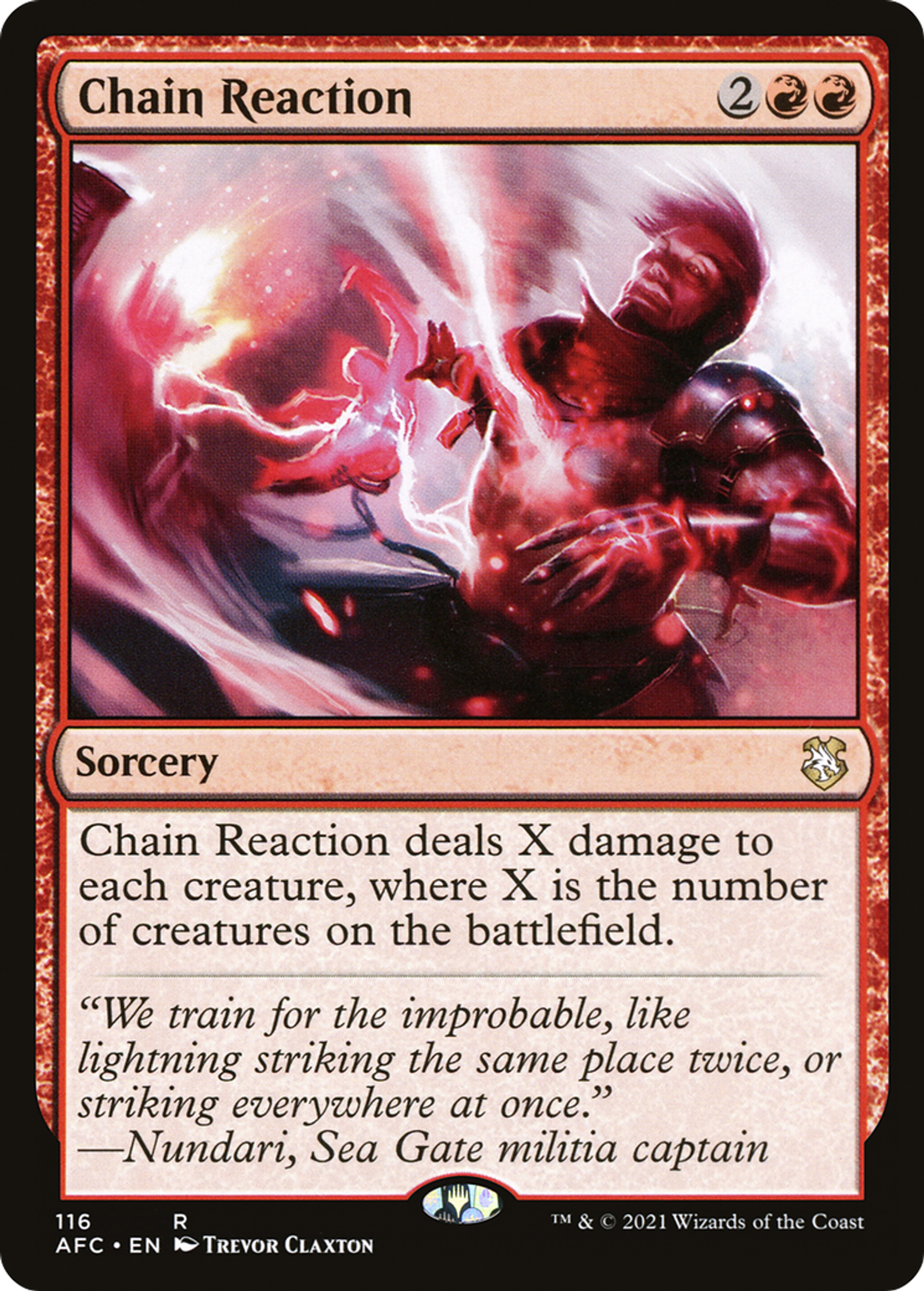 Chain Reaction — Forgotten Realms Commander — Magic: The Gathering