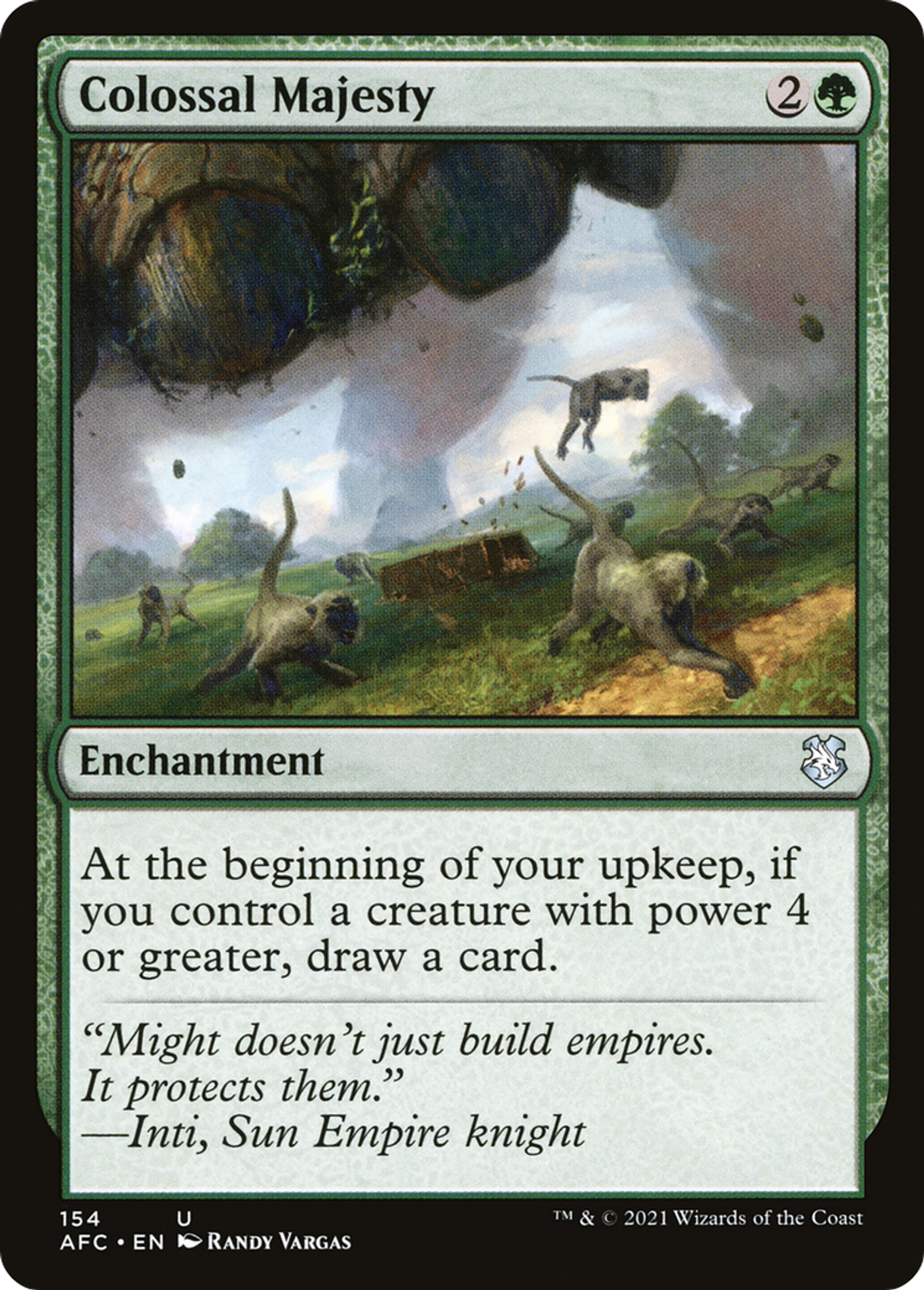 Colossal Majesty — Forgotten Realms Commander — Magic: The Gathering