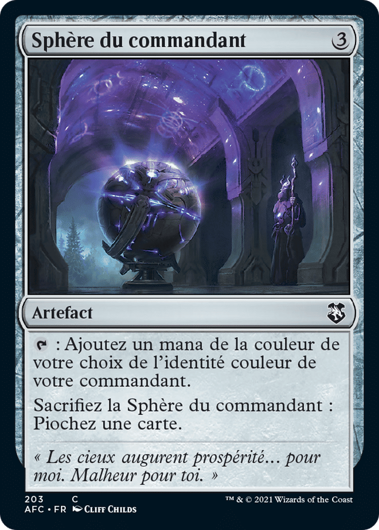 Sphère du commandant — Forgotten Realms Commander — Magic: The Gathering