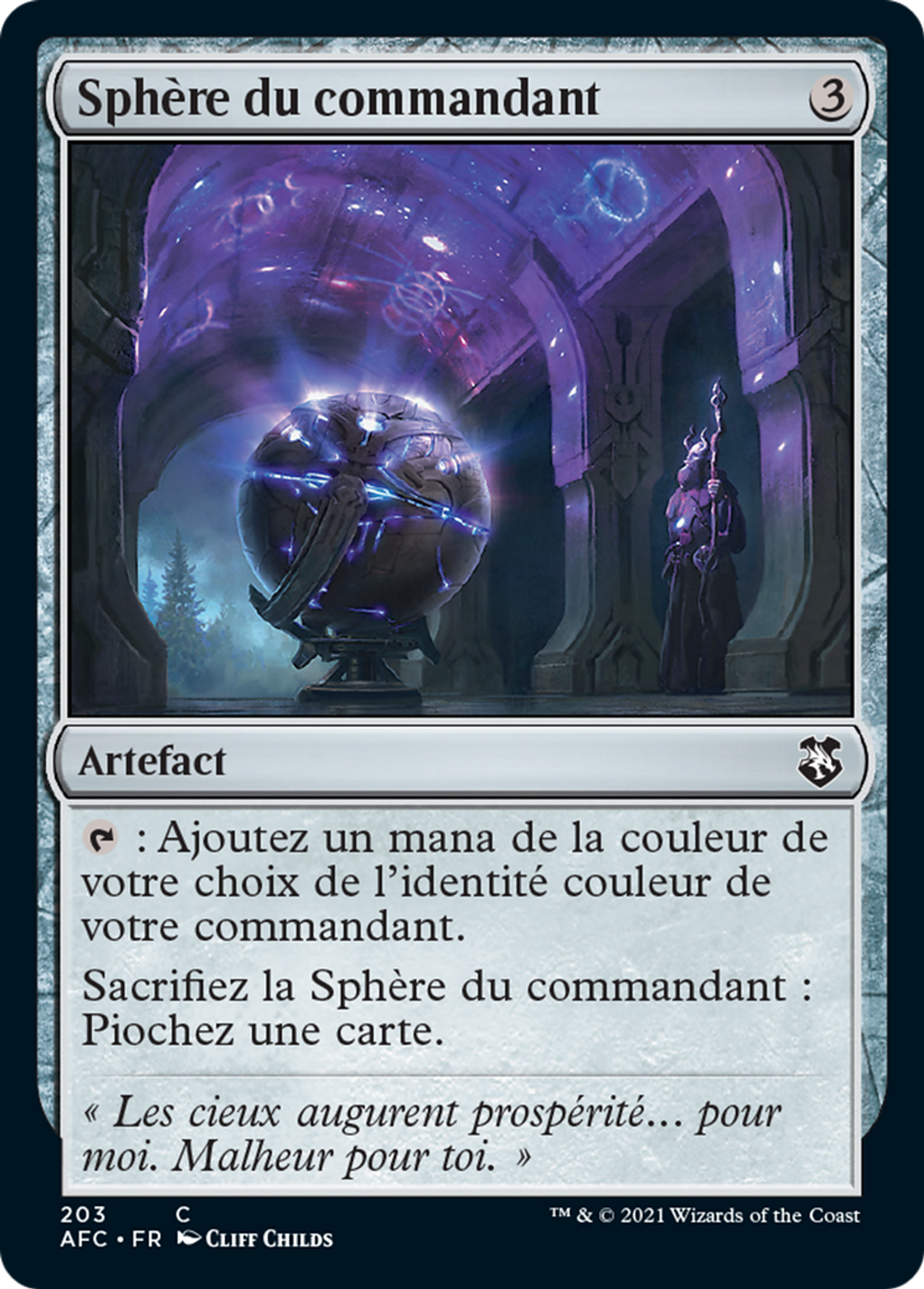 Sphère du commandant — Forgotten Realms Commander — Magic: The Gathering