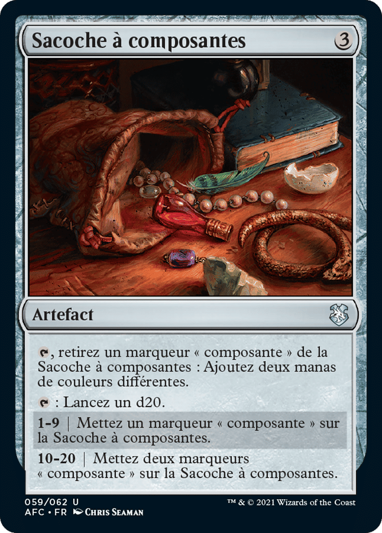 Sacoche à composantes — Forgotten Realms Commander — Magic: The Gathering