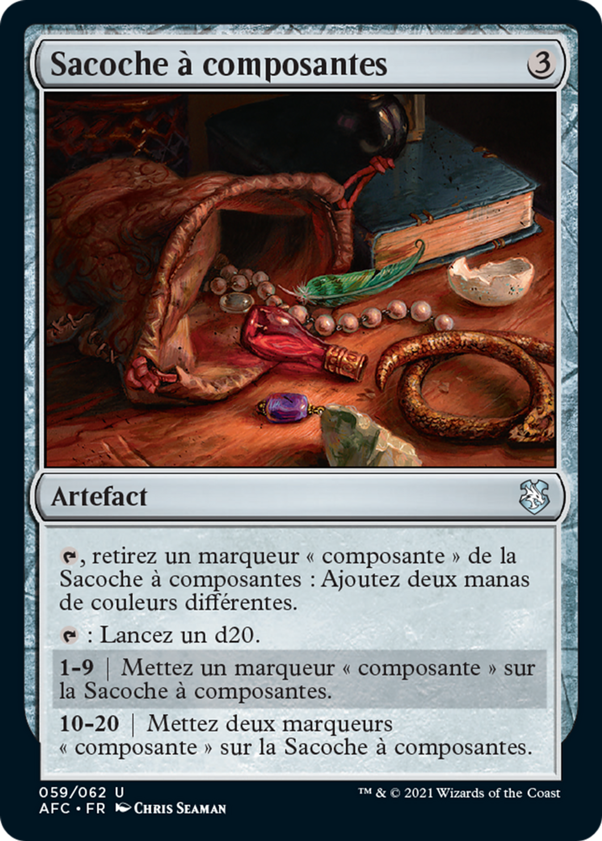 Sacoche à composantes — Forgotten Realms Commander — Magic: The Gathering