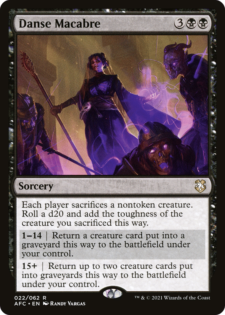 Danse Macabre — Forgotten Realms Commander — Magic: The Gathering
