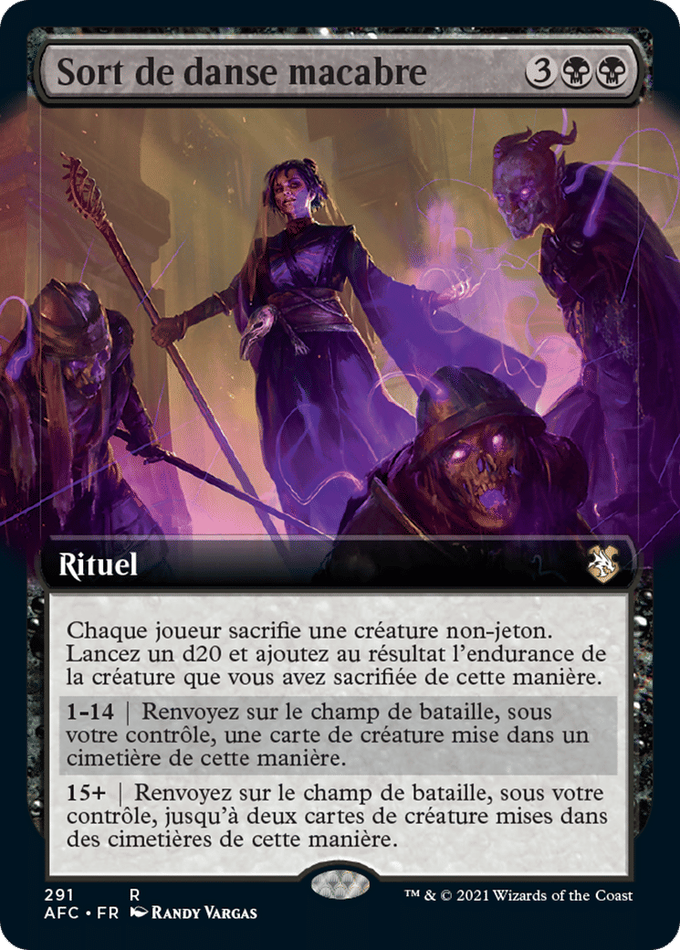 Sort de danse macabre — Forgotten Realms Commander — Magic: The Gathering