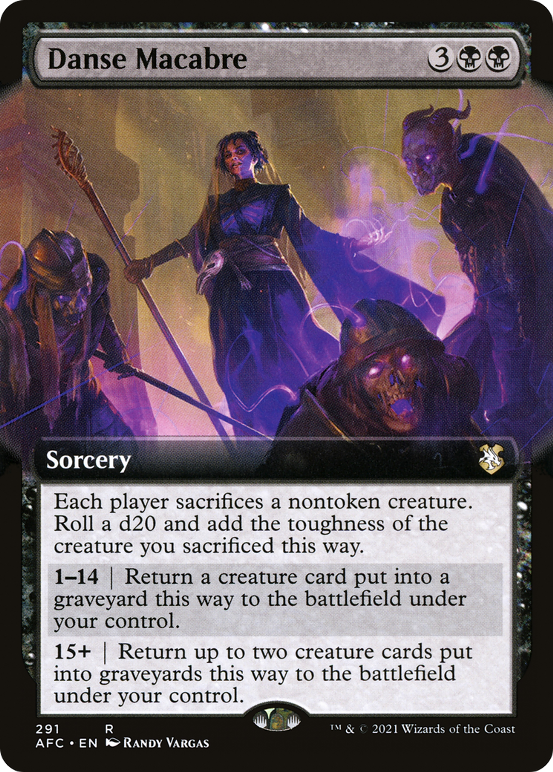 Danse Macabre — Forgotten Realms Commander — Magic: The Gathering