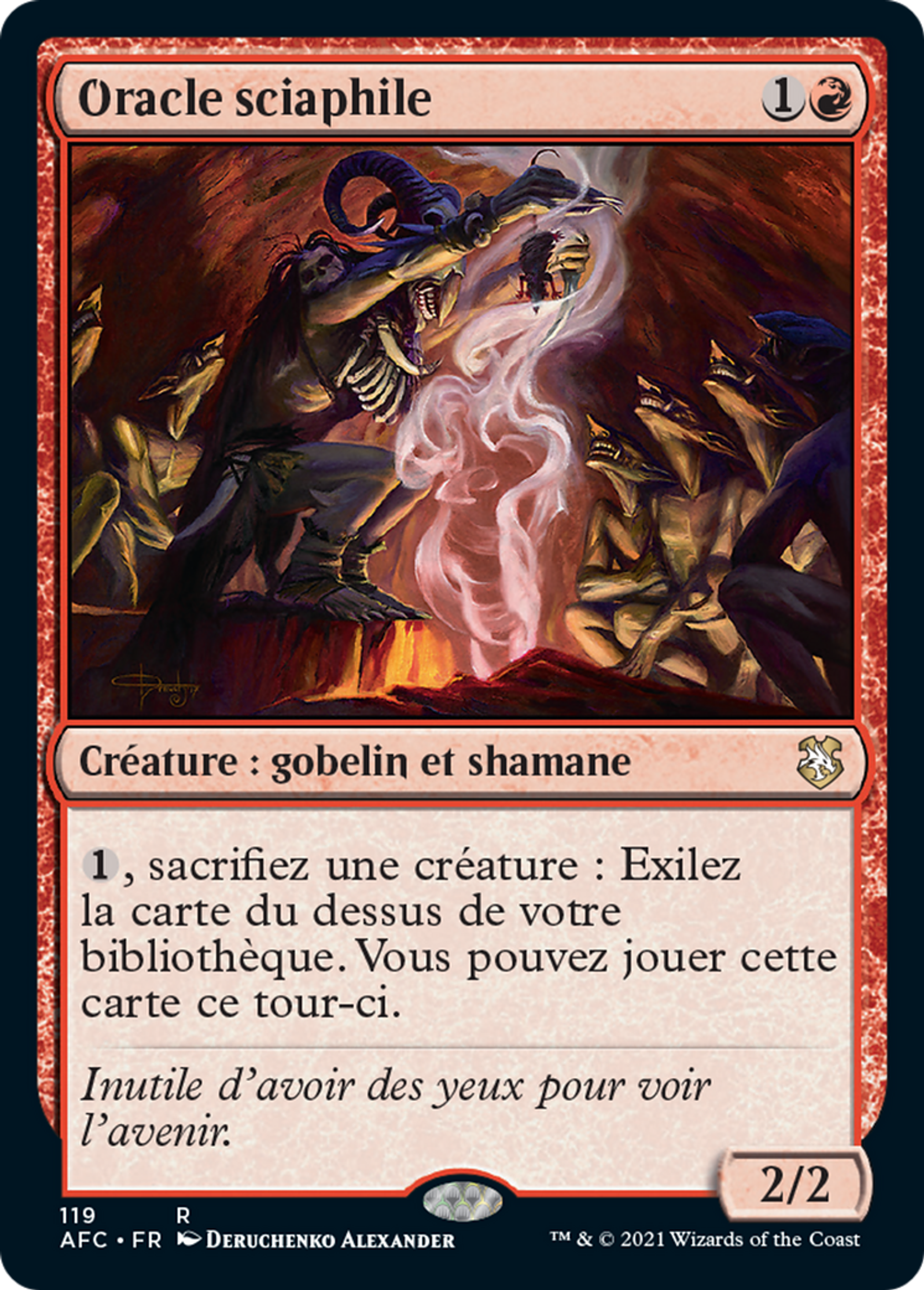 Oracle sciaphile — Forgotten Realms Commander — Magic: The Gathering