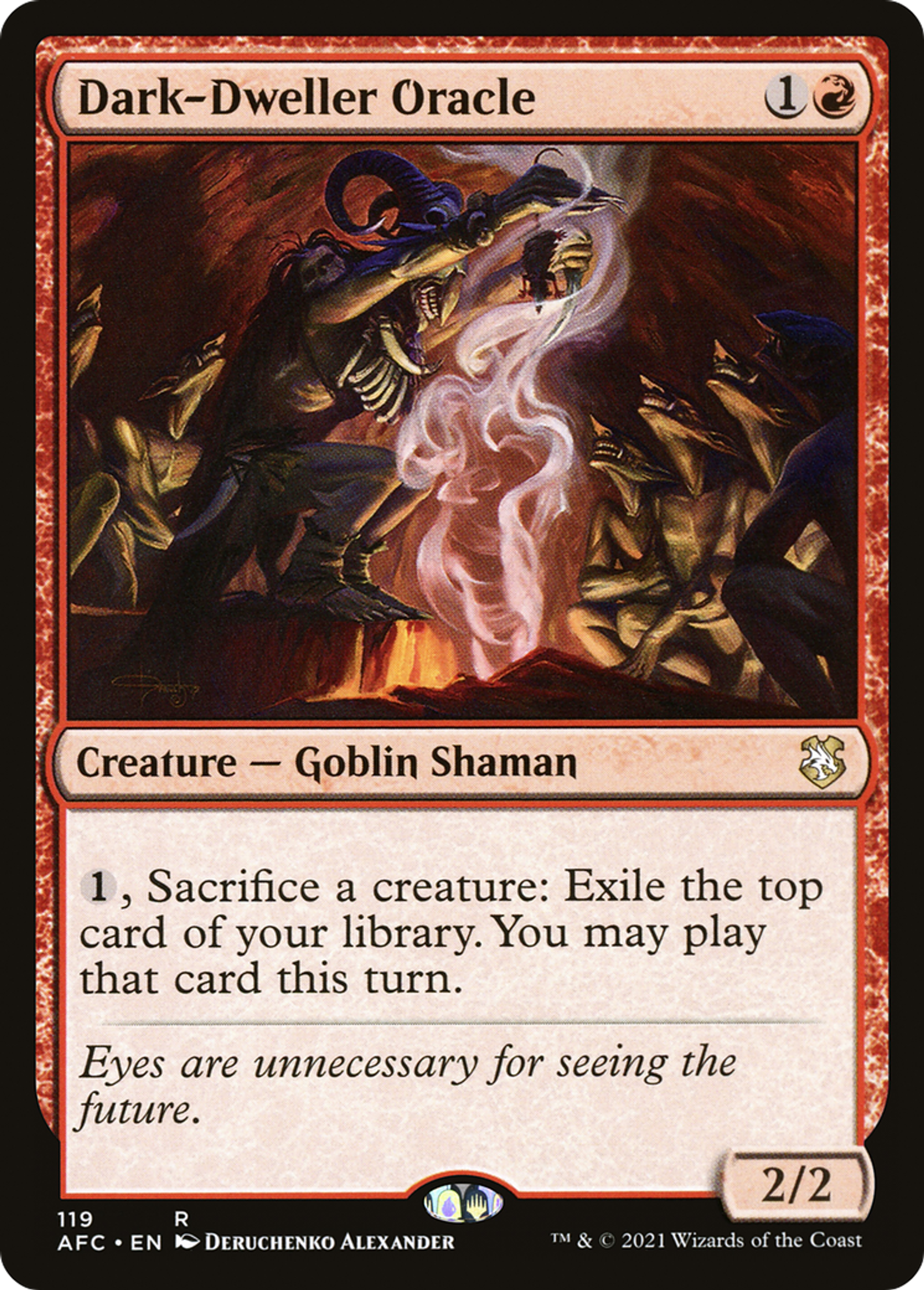 Dark-Dweller Oracle — Forgotten Realms Commander — Magic: The Gathering