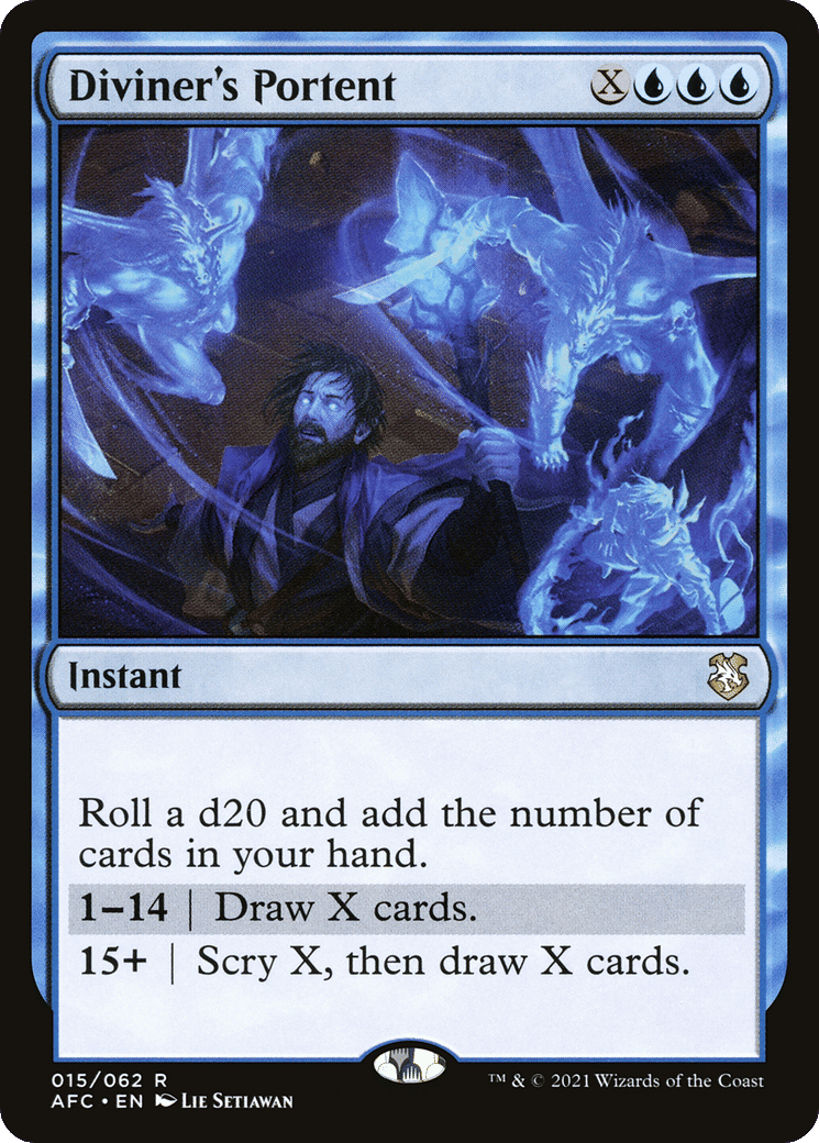 Diviner's Portent — Forgotten Realms Commander — Magic: The Gathering