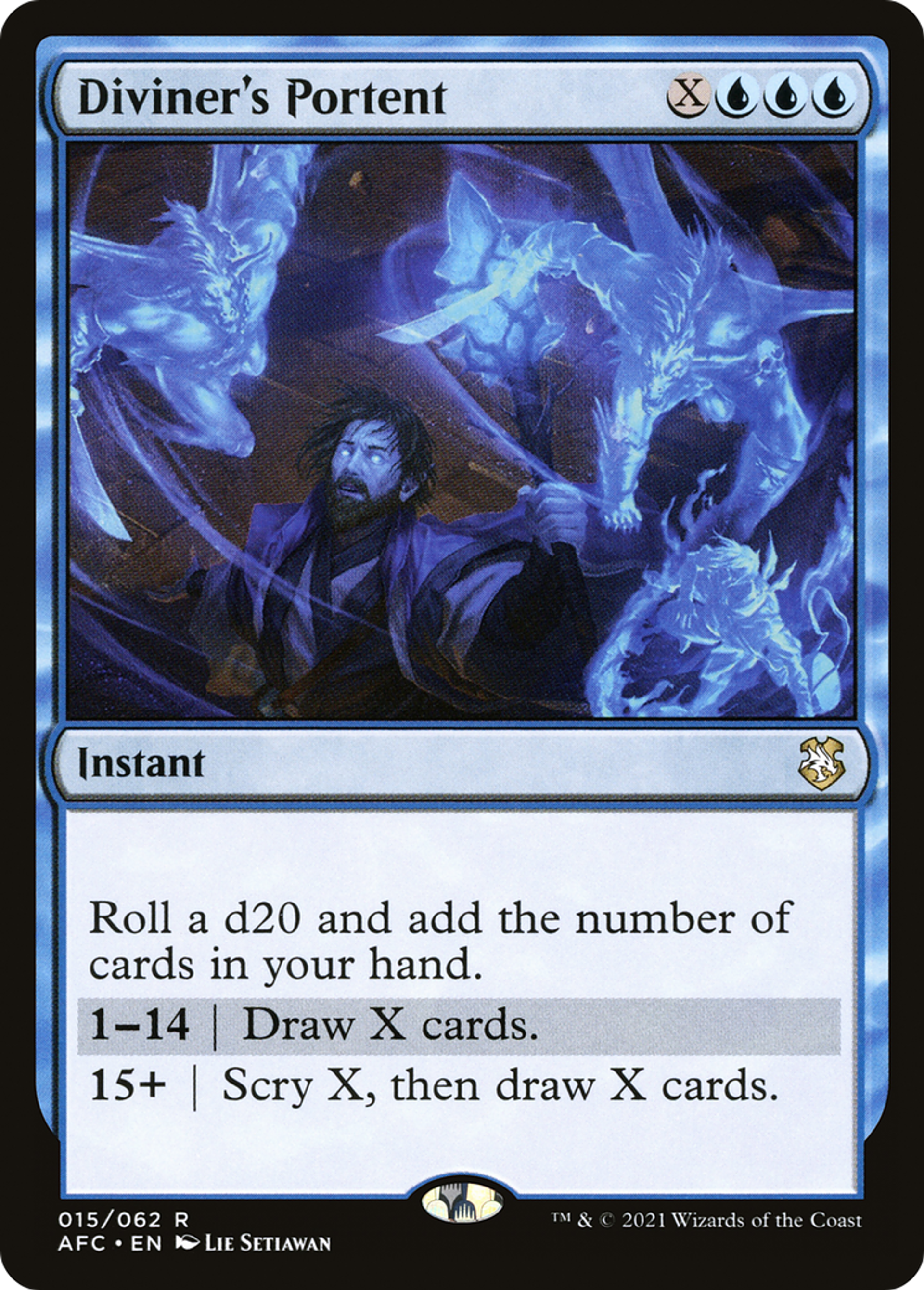 Diviner's Portent — Forgotten Realms Commander — Magic: The Gathering