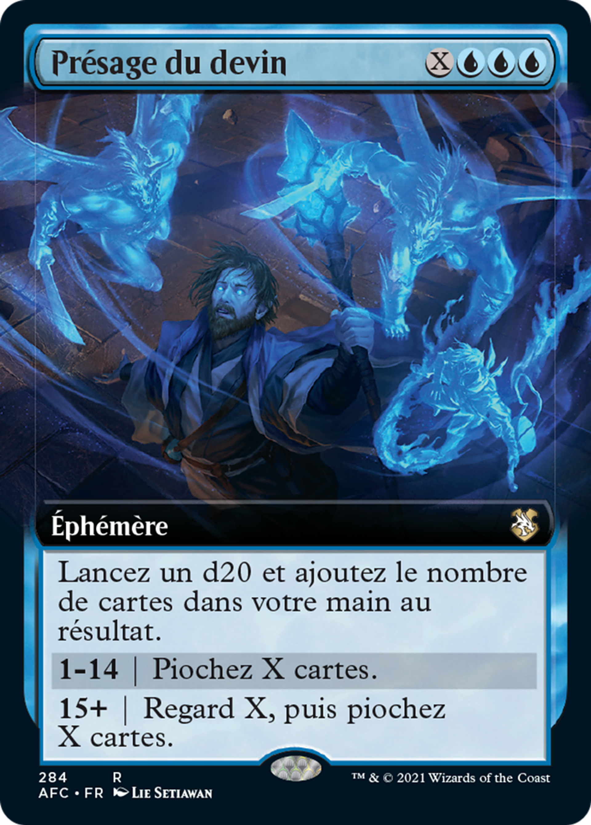 Présage du devin — Forgotten Realms Commander — Magic: The Gathering