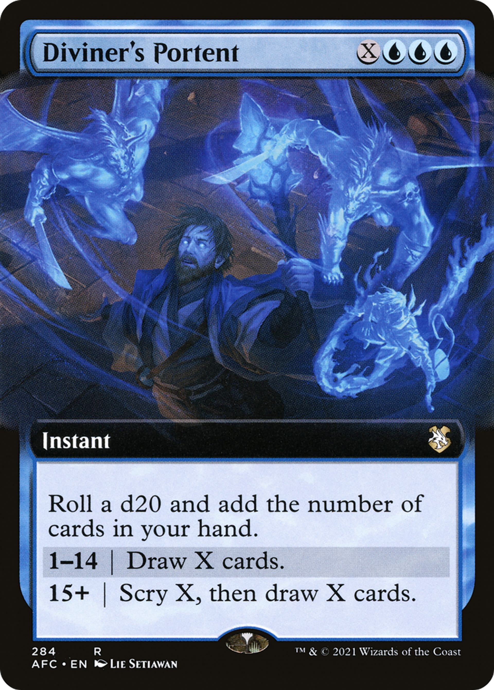 Diviner's Portent — Forgotten Realms Commander — Magic: The Gathering
