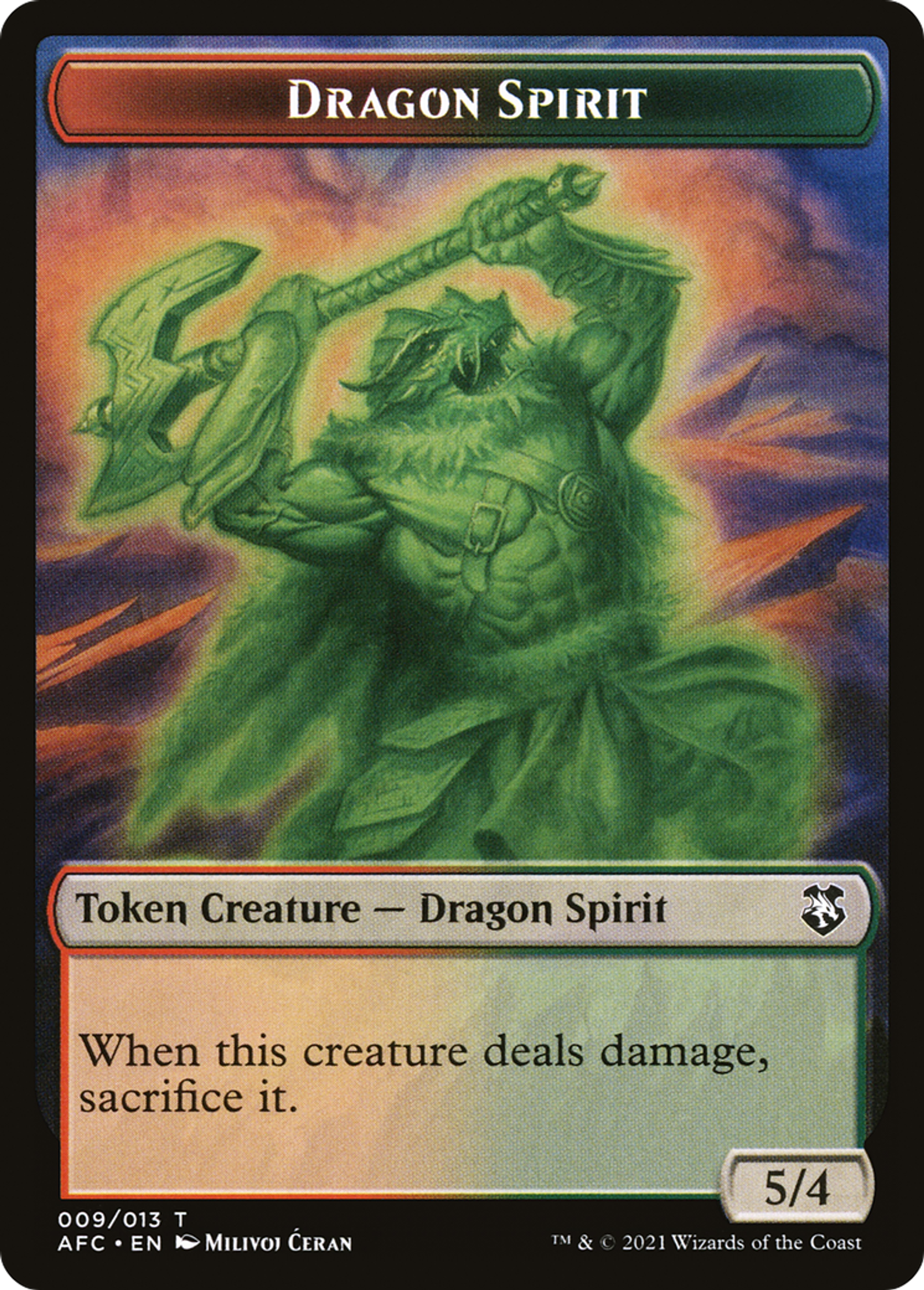 Dragon Spirit — Forgotten Realms Commander — Magic: The Gathering