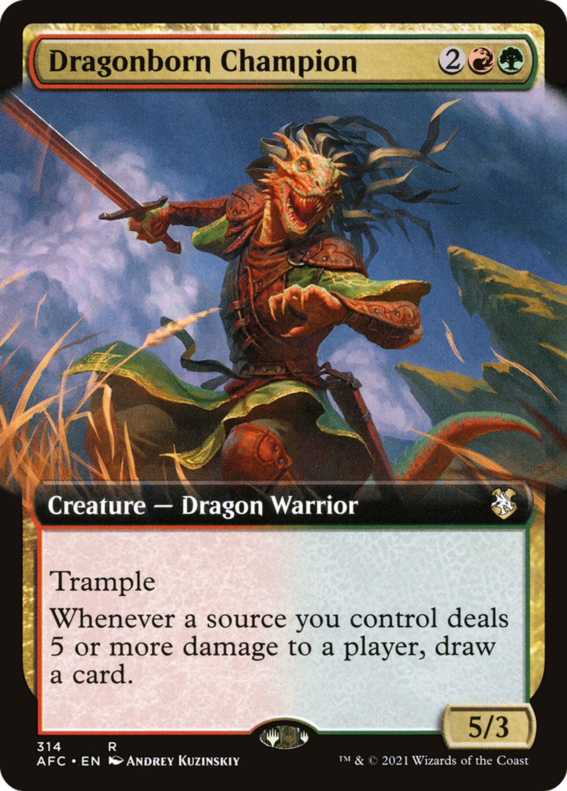 Dragonborn Champion — Forgotten Realms Commander — Magic: The Gathering