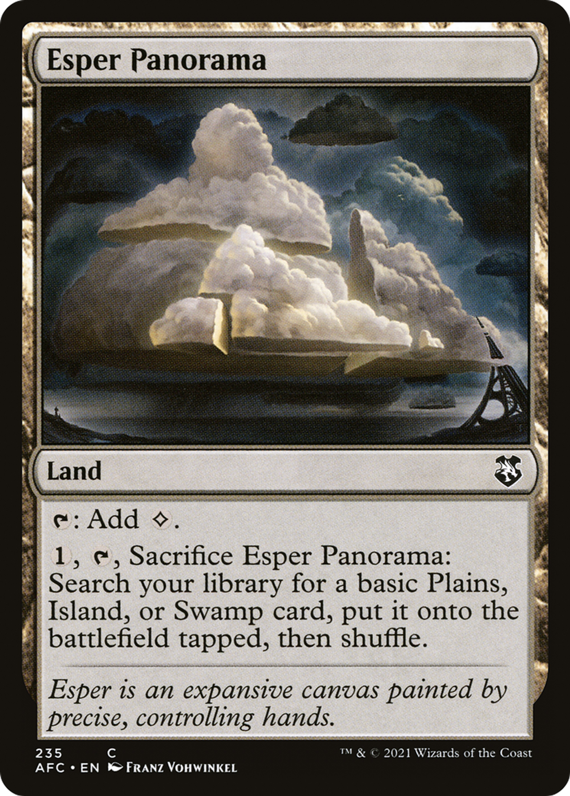Panorama d'Esper — Forgotten Realms Commander — Magic: The Gathering