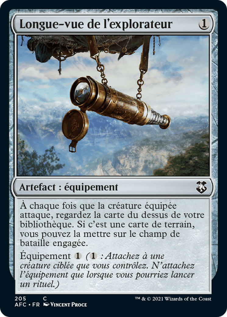 Longue-vue de l'explorateur — Forgotten Realms Commander — Magic: The Gathering