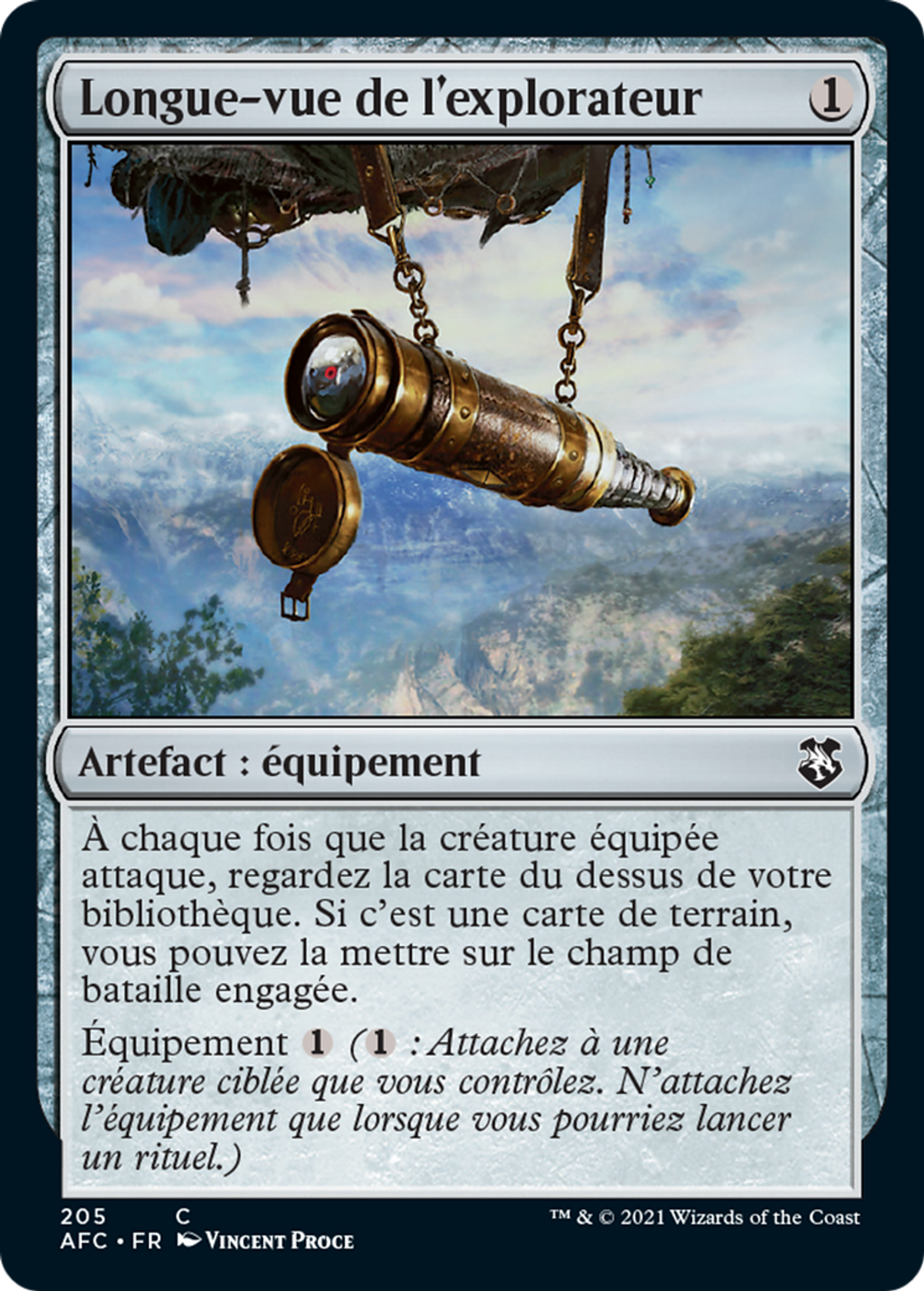 Longue-vue de l'explorateur — Forgotten Realms Commander — Magic: The Gathering