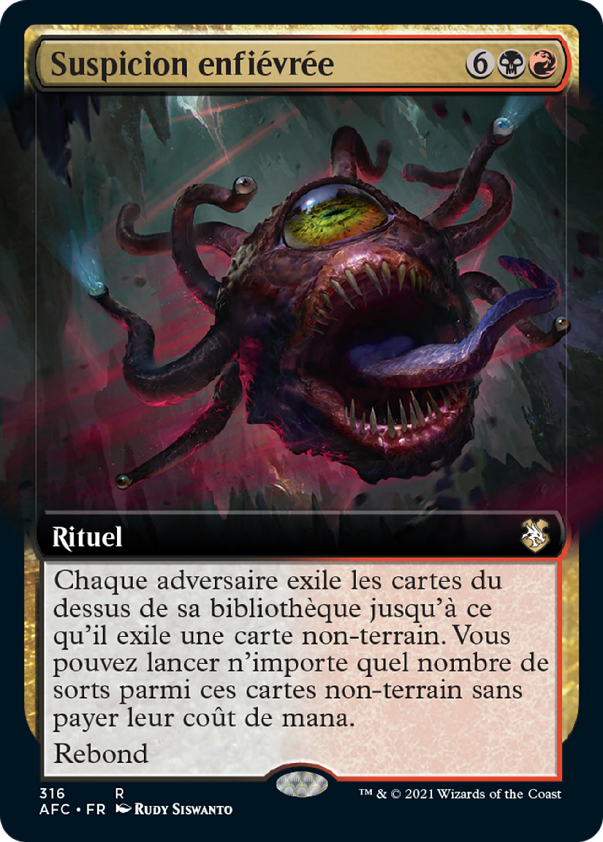 Suspicion enfiévrée — Forgotten Realms Commander — Magic: The Gathering
