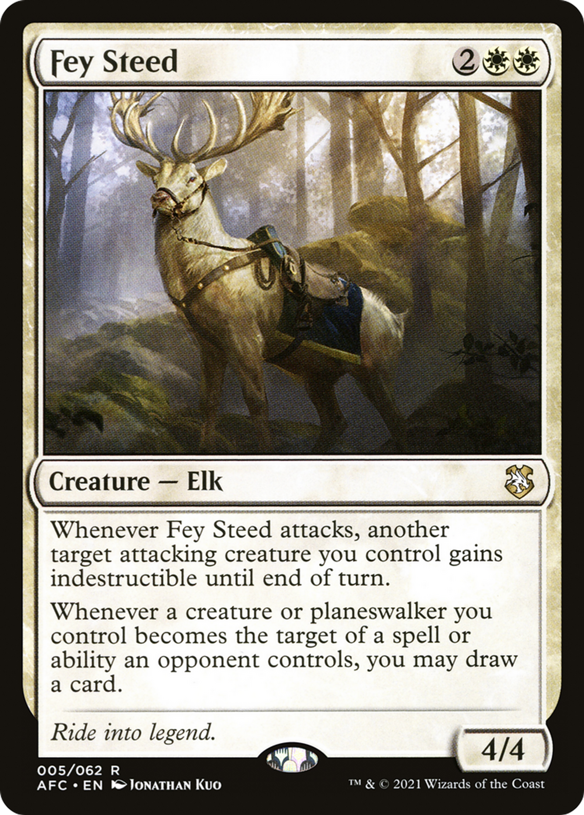 Fey Steed — Forgotten Realms Commander — Magic: The Gathering