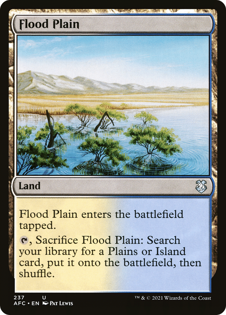 Flood Plain — Forgotten Realms Commander — Magic: The Gathering