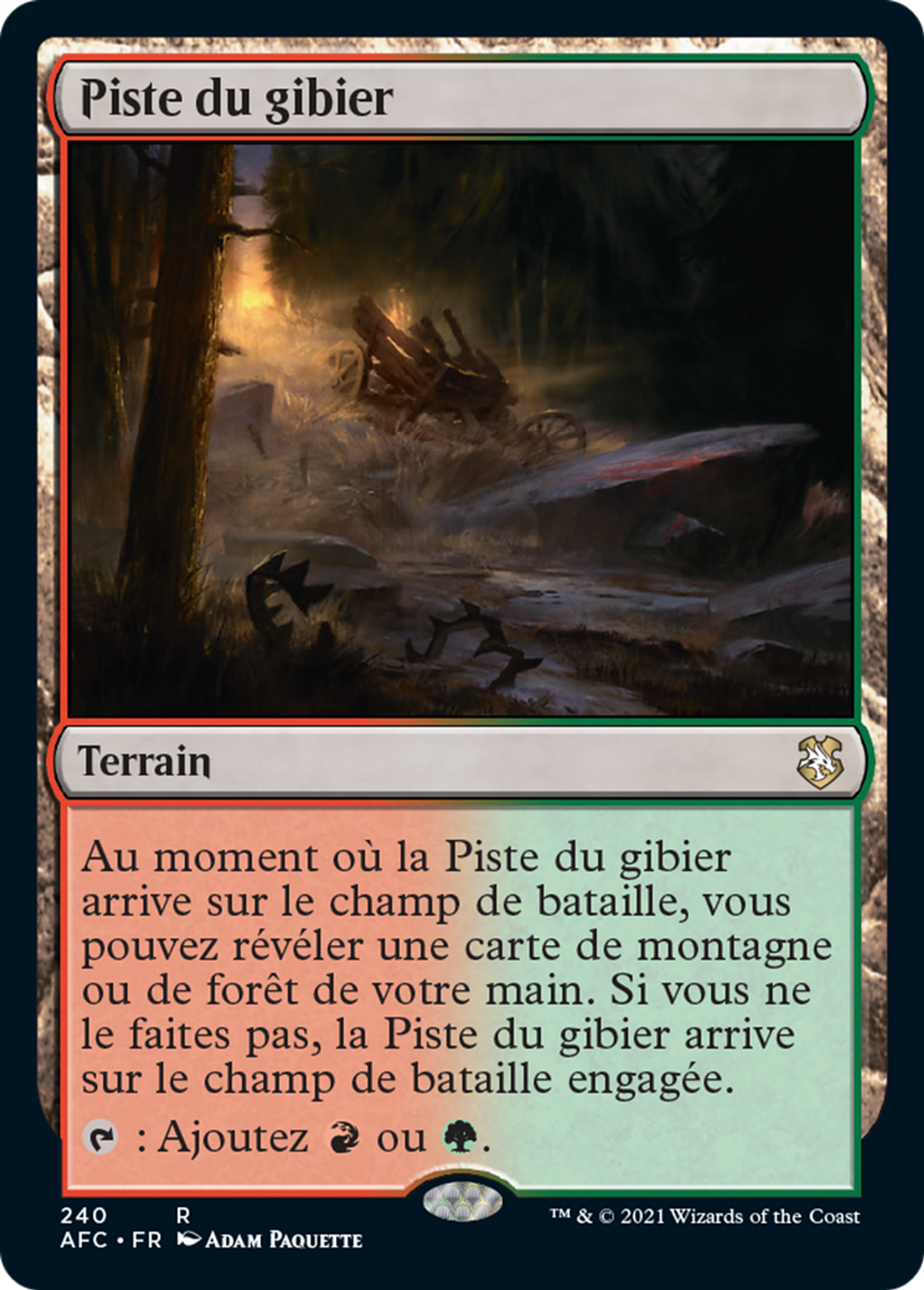 Piste du gibier — Forgotten Realms Commander — Magic: The Gathering