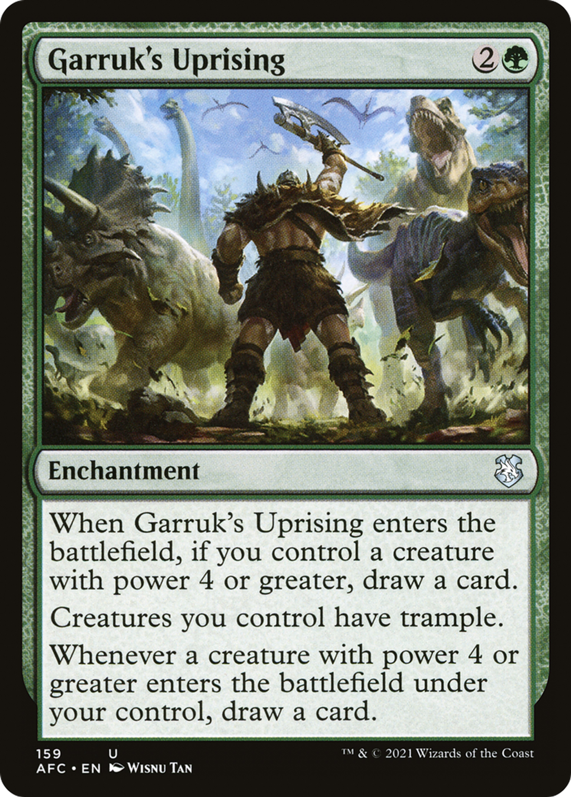 Garruk's Uprising — Forgotten Realms Commander — Magic: The Gathering