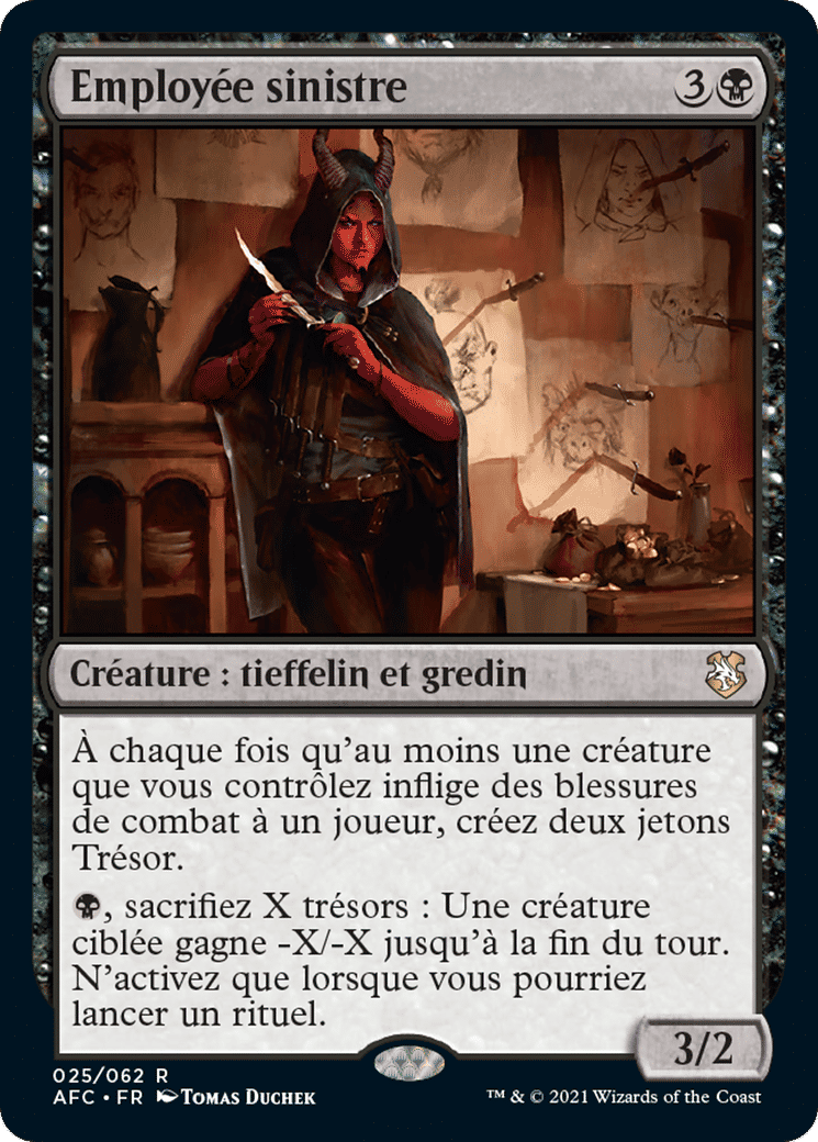 Employée sinistre — Forgotten Realms Commander — Magic: The Gathering