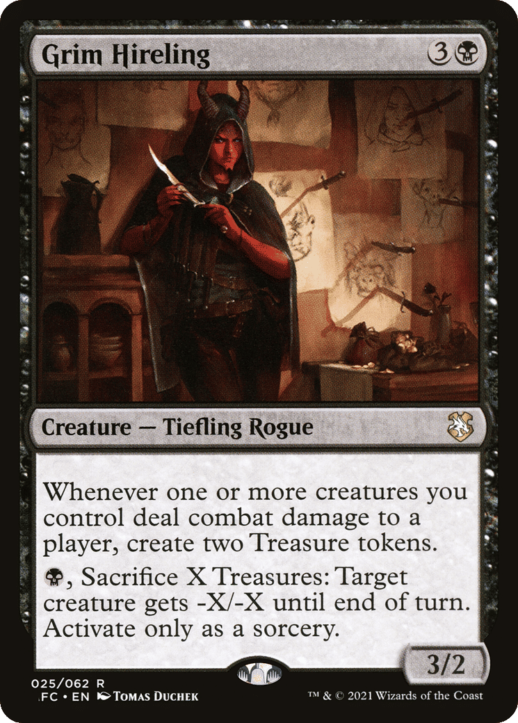 Grim Hireling — Forgotten Realms Commander — Magic: The Gathering