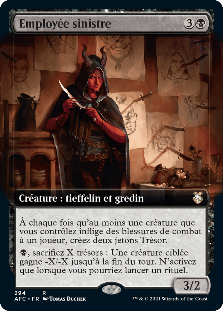 Employée sinistre — Forgotten Realms Commander — Magic: The Gathering
