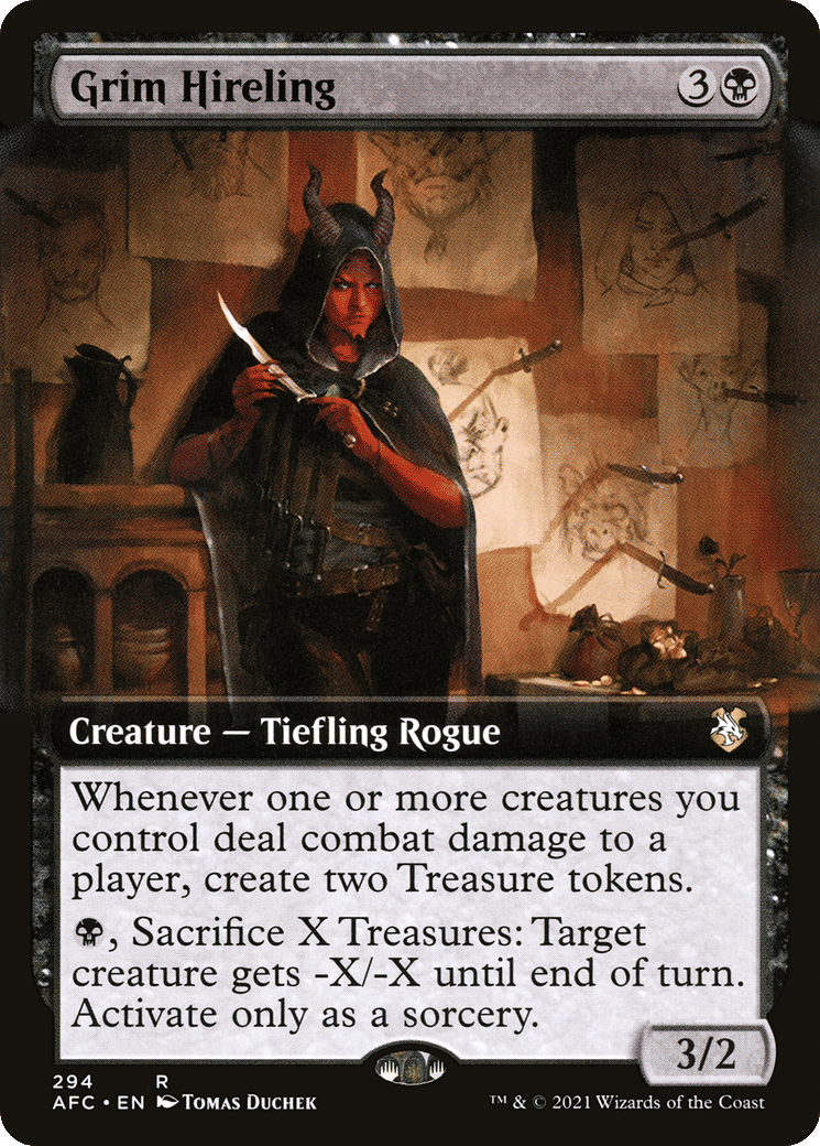 Grim Hireling — Forgotten Realms Commander — Magic: The Gathering