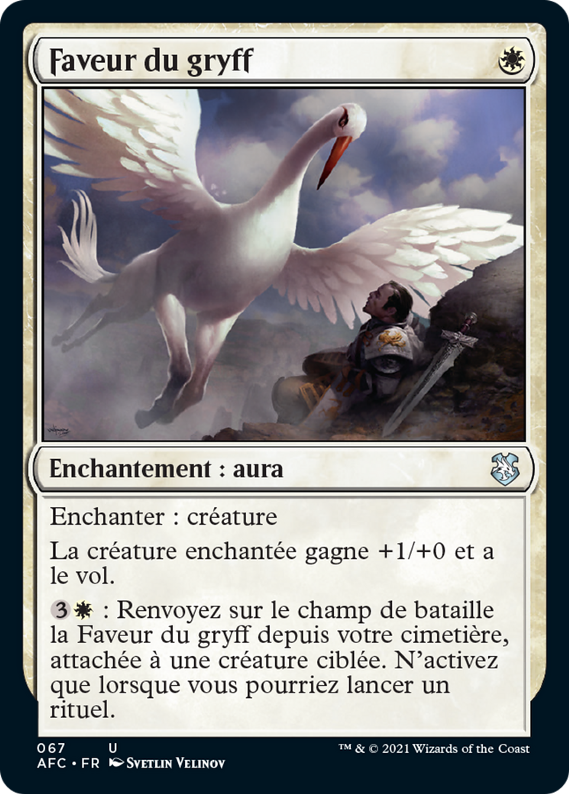 Faveur du gryff — Forgotten Realms Commander — Magic: The Gathering