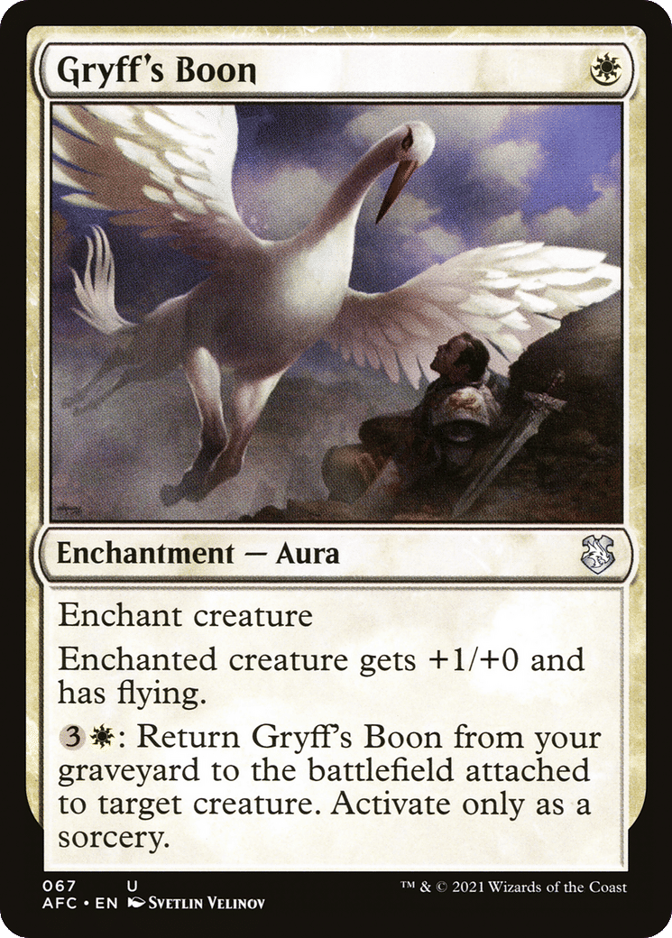 Gryff's Boon — Forgotten Realms Commander — Magic: The Gathering