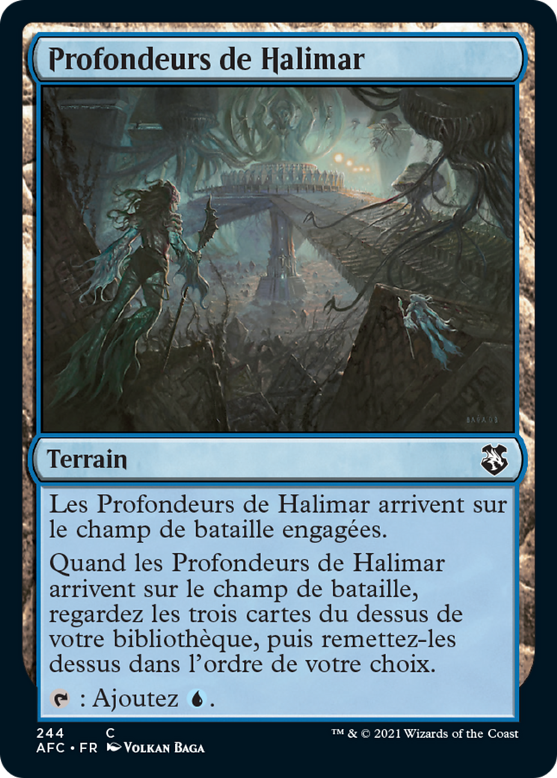 Profondeurs de Halimar — Forgotten Realms Commander — Magic: The Gathering