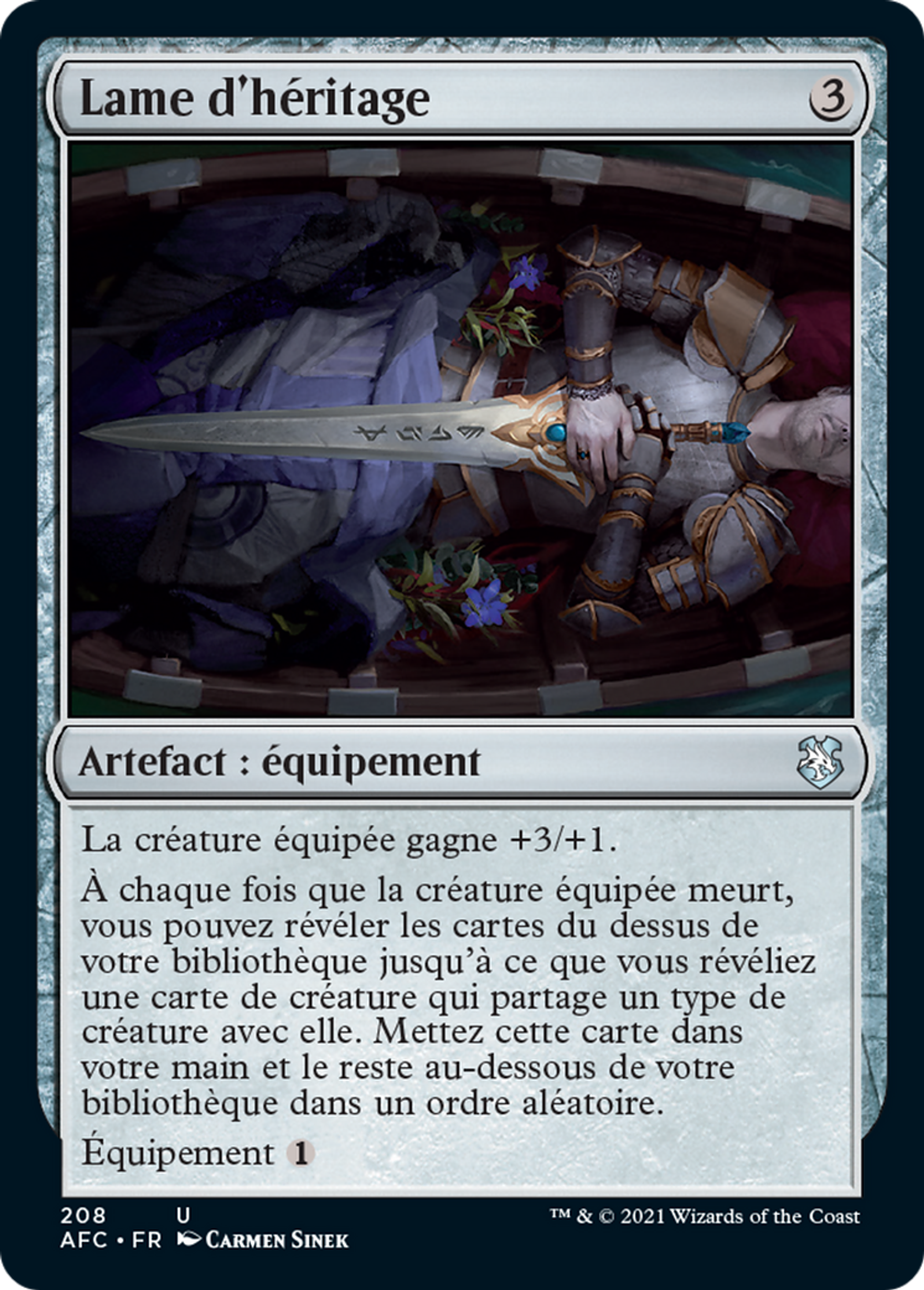Lame d'héritage — Forgotten Realms Commander — Magic: The Gathering