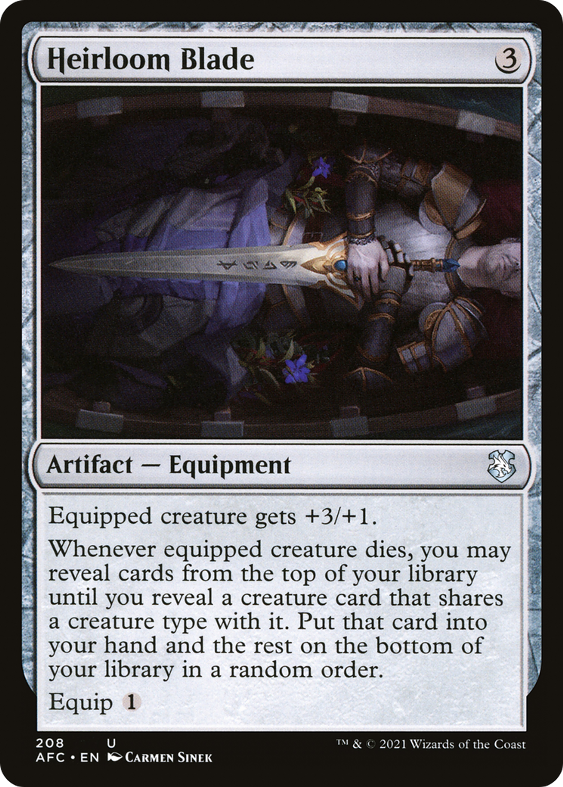 Lame d'héritage — Forgotten Realms Commander — Magic: The Gathering