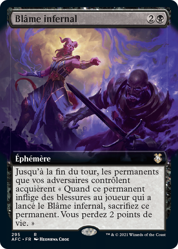 Blâme infernal — Forgotten Realms Commander — Magic: The Gathering