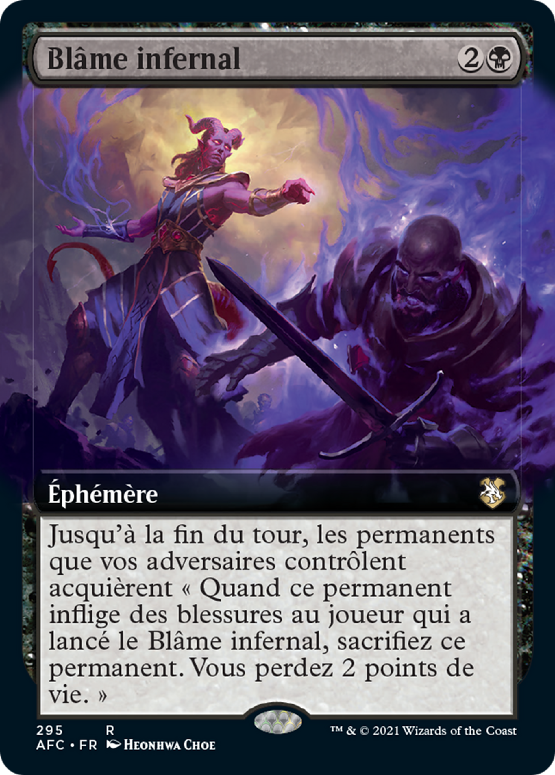 Blâme infernal — Forgotten Realms Commander — Magic: The Gathering