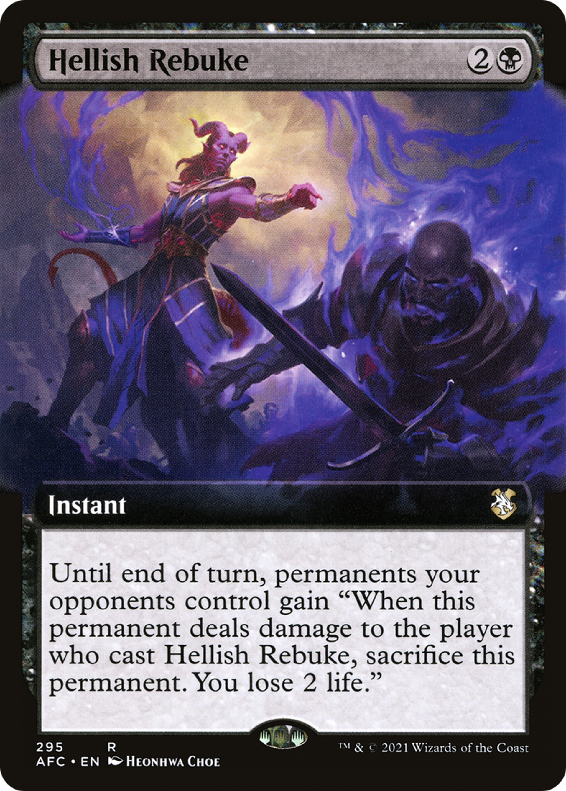 Hellish Rebuke — Forgotten Realms Commander — Magic: The Gathering