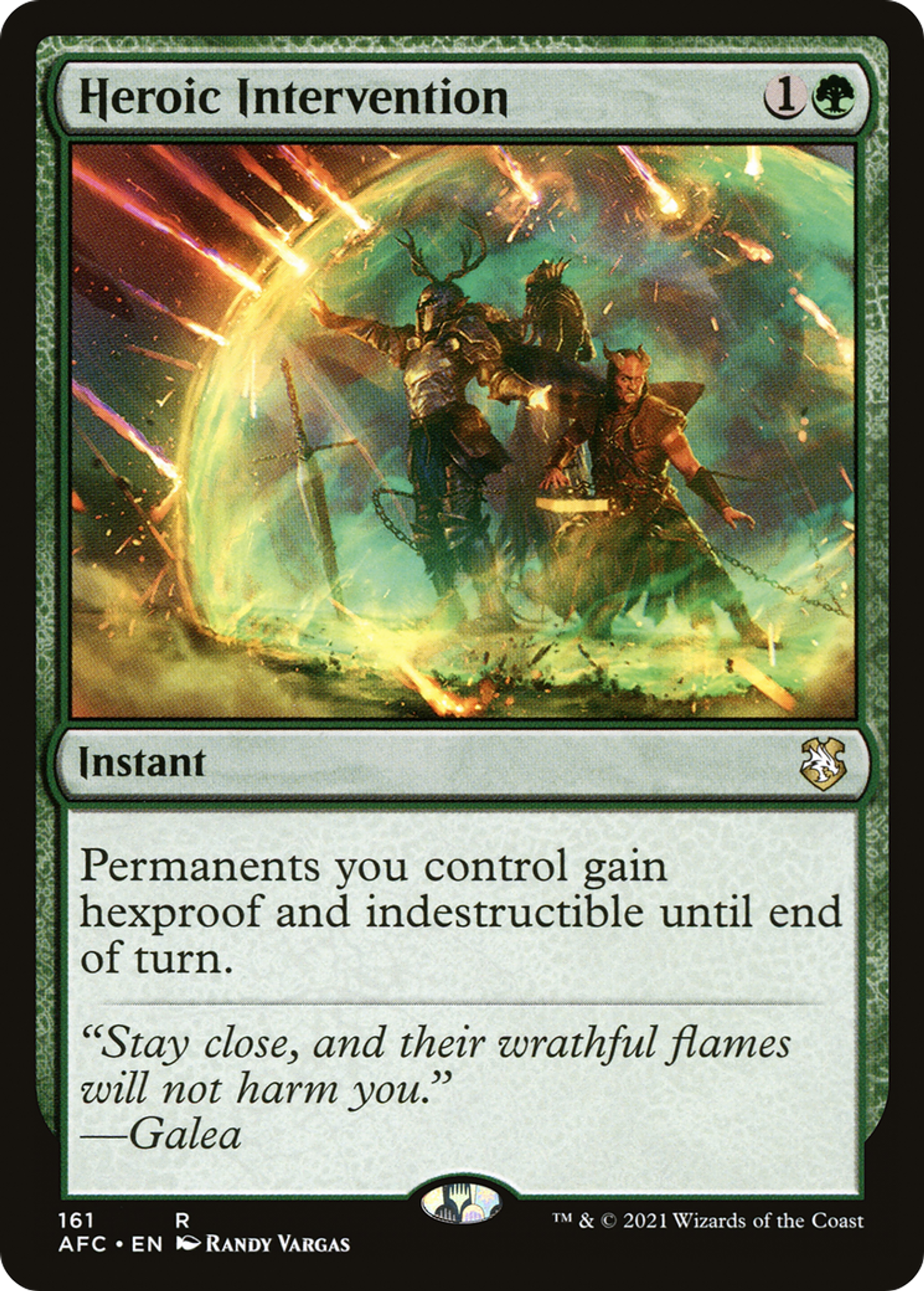 Heroic Intervention — Forgotten Realms Commander — Magic: The Gathering