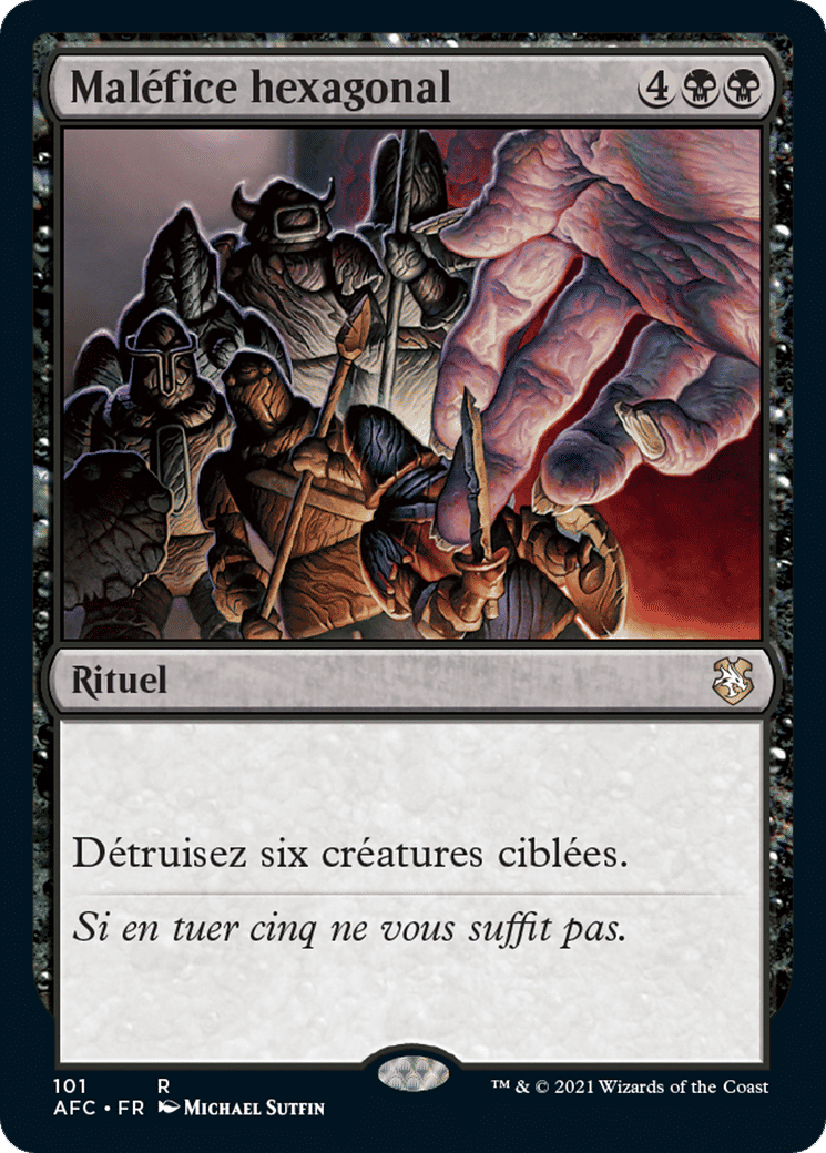 Maléfice hexagonal — Forgotten Realms Commander — Magic: The Gathering