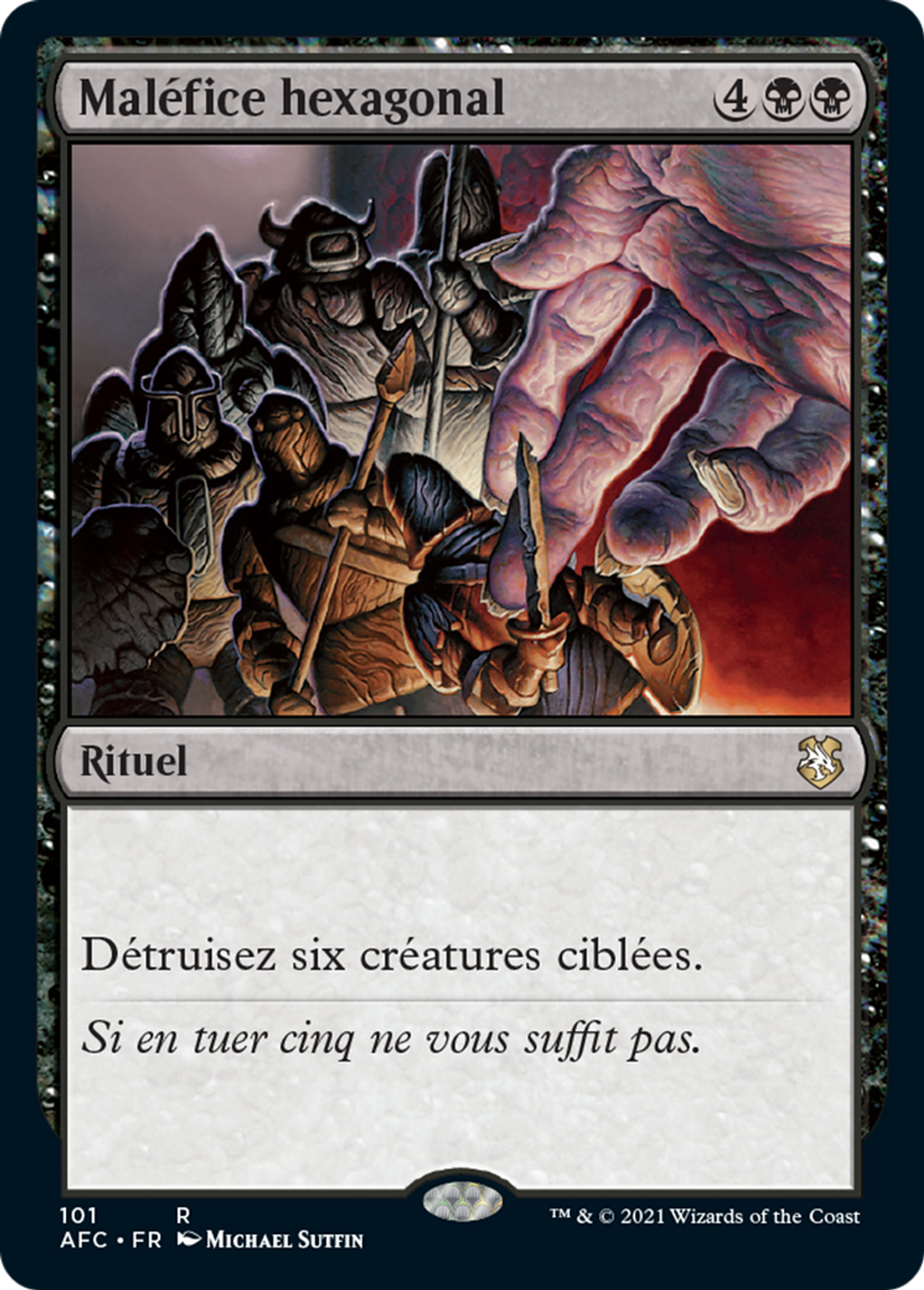 Maléfice hexagonal — Forgotten Realms Commander — Magic: The Gathering