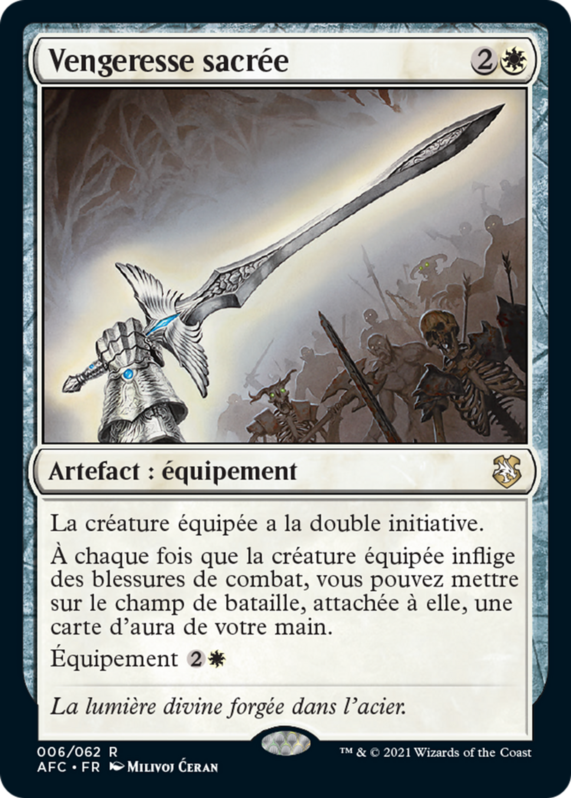 Vengeresse sacrée — Forgotten Realms Commander — Magic: The Gathering