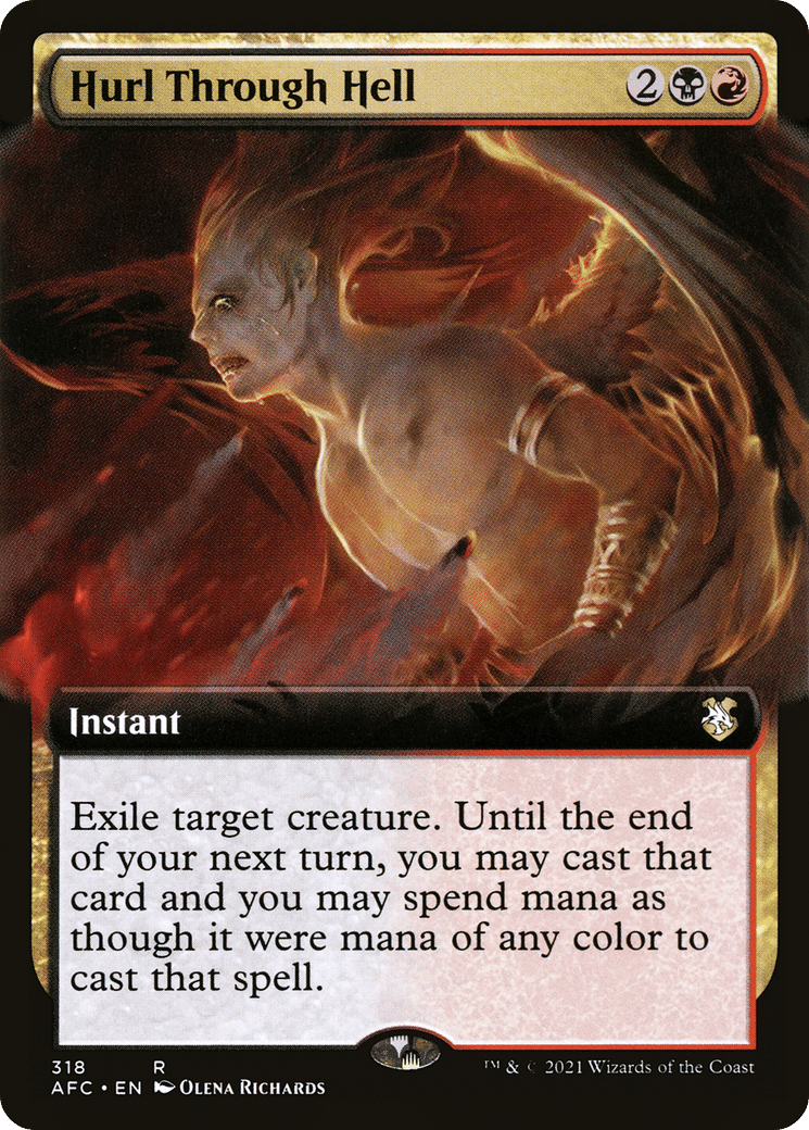 Hurl Through Hell — Forgotten Realms Commander — Magic: The Gathering