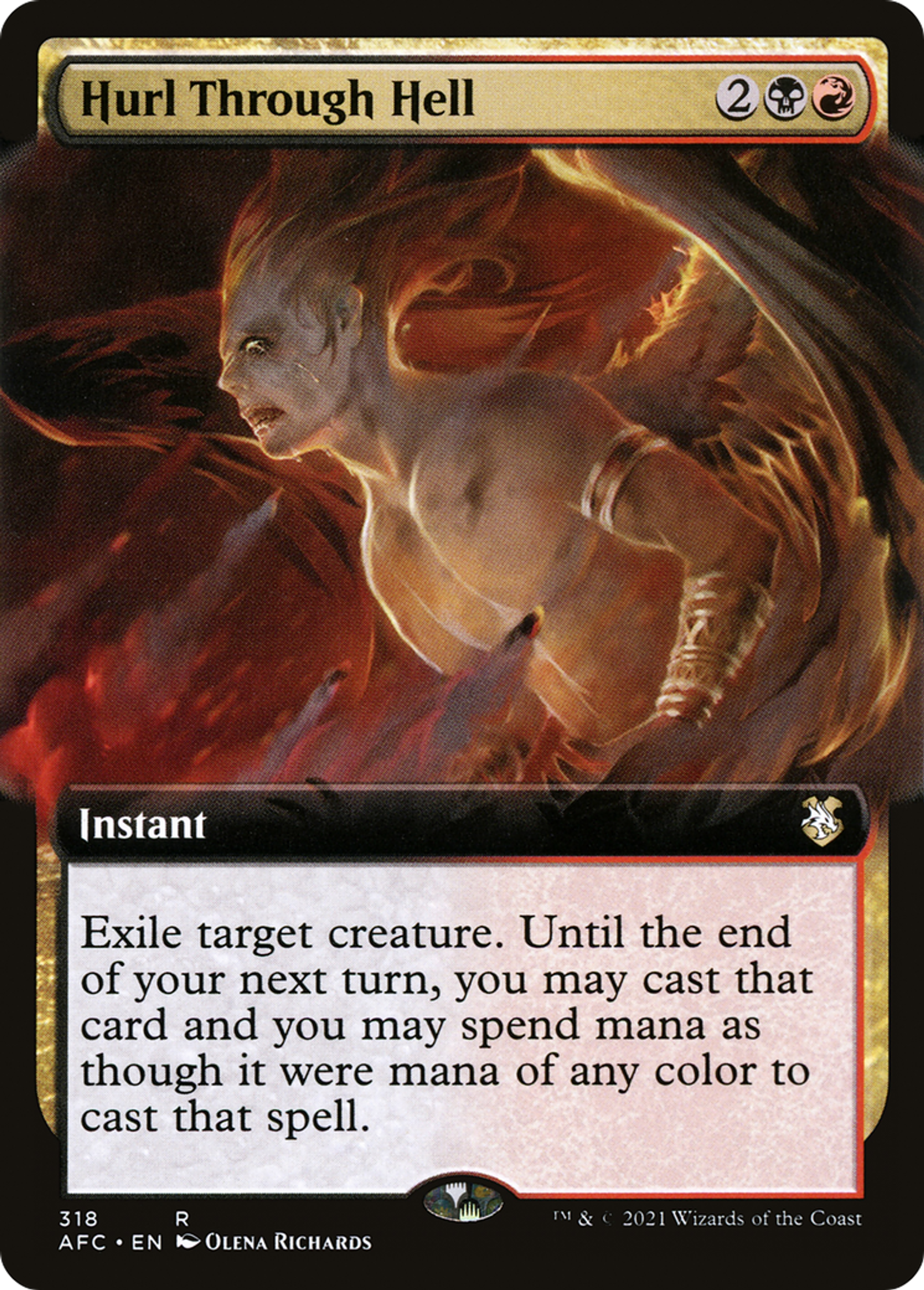 Hurl Through Hell — Forgotten Realms Commander — Magic: The Gathering