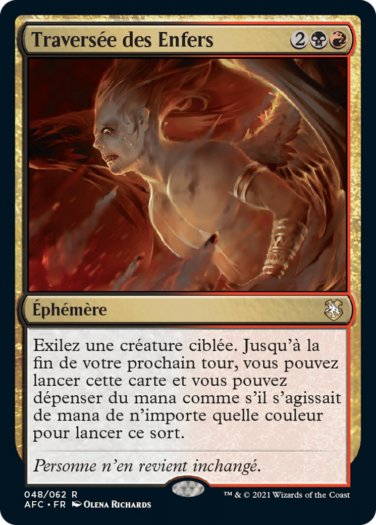 Traversée des Enfers — Forgotten Realms Commander — Magic: The Gathering