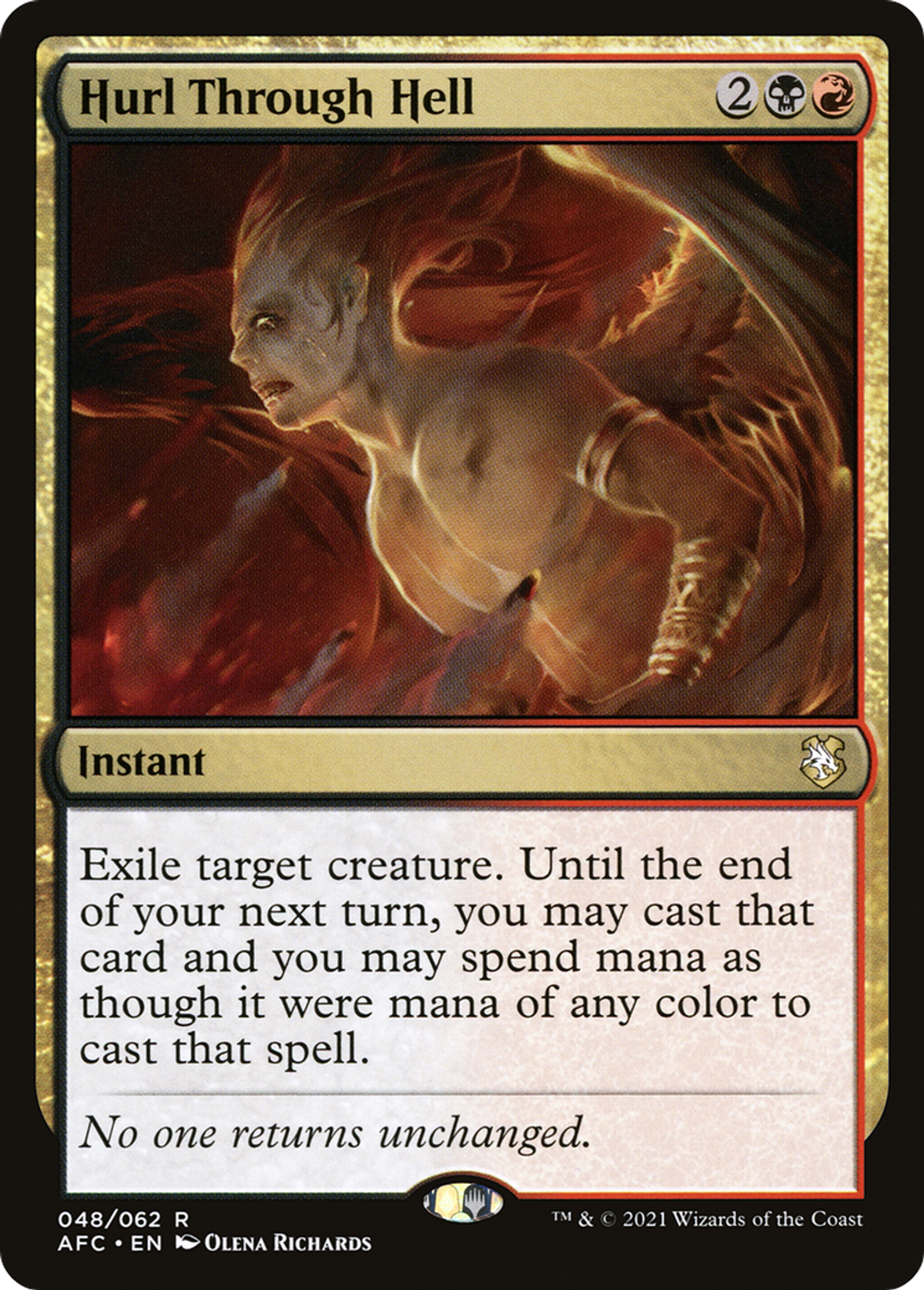 Hurl Through Hell — Forgotten Realms Commander — Magic: The Gathering