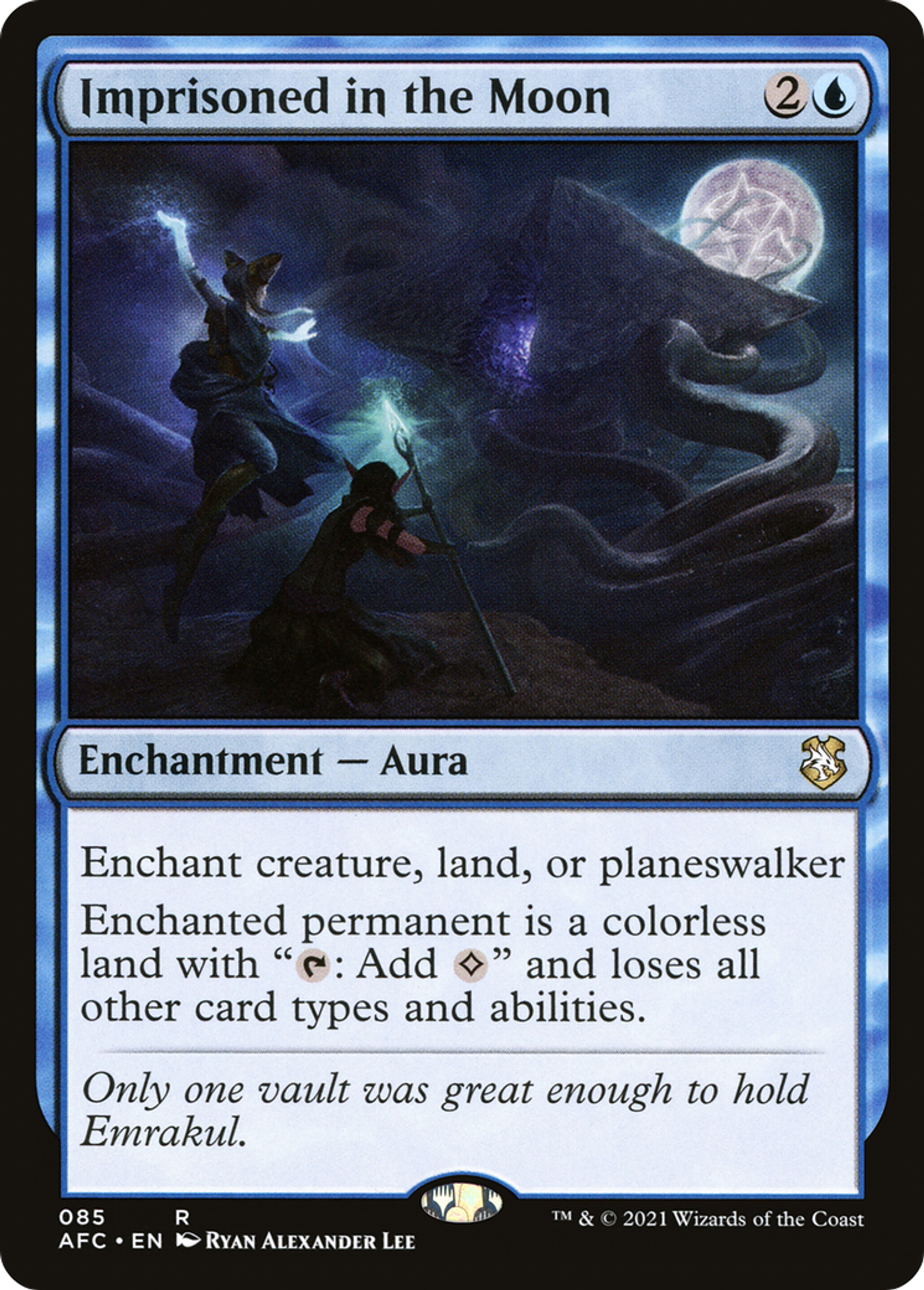 Imprisoned in the Moon — Forgotten Realms Commander — Magic: The Gathering