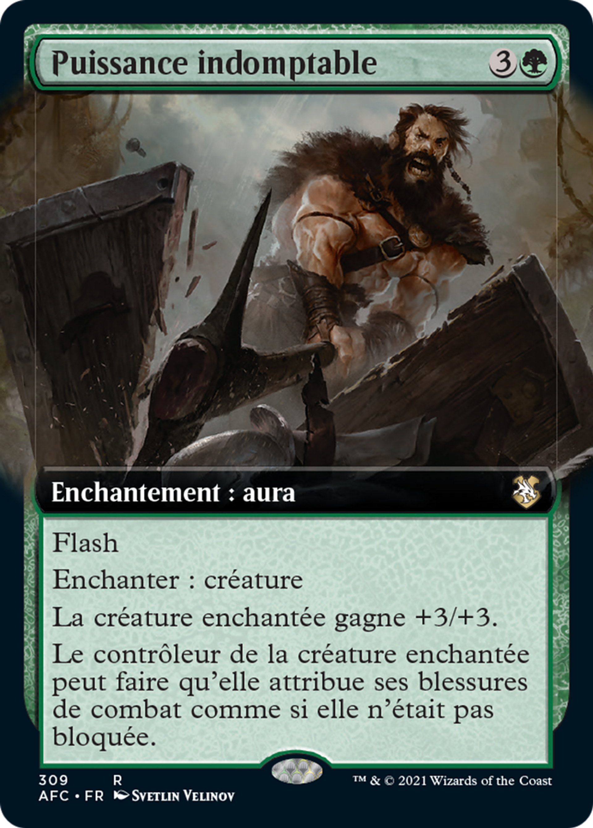 Puissance indomptable — Forgotten Realms Commander — Magic: The Gathering