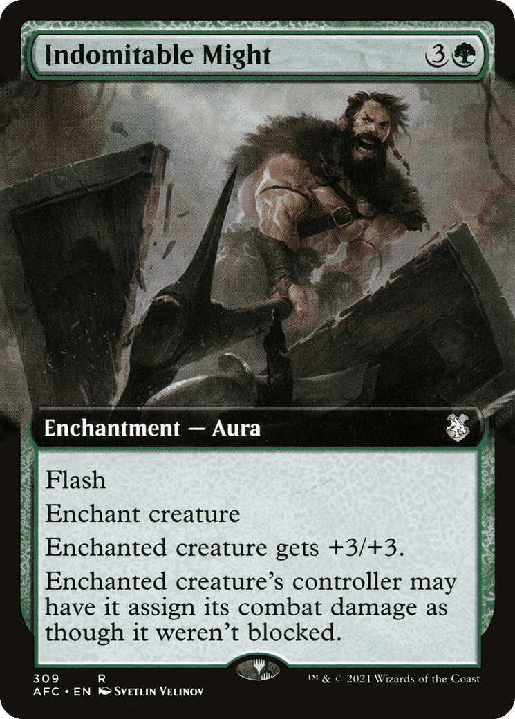 Indomitable Might — Forgotten Realms Commander — Magic: The Gathering